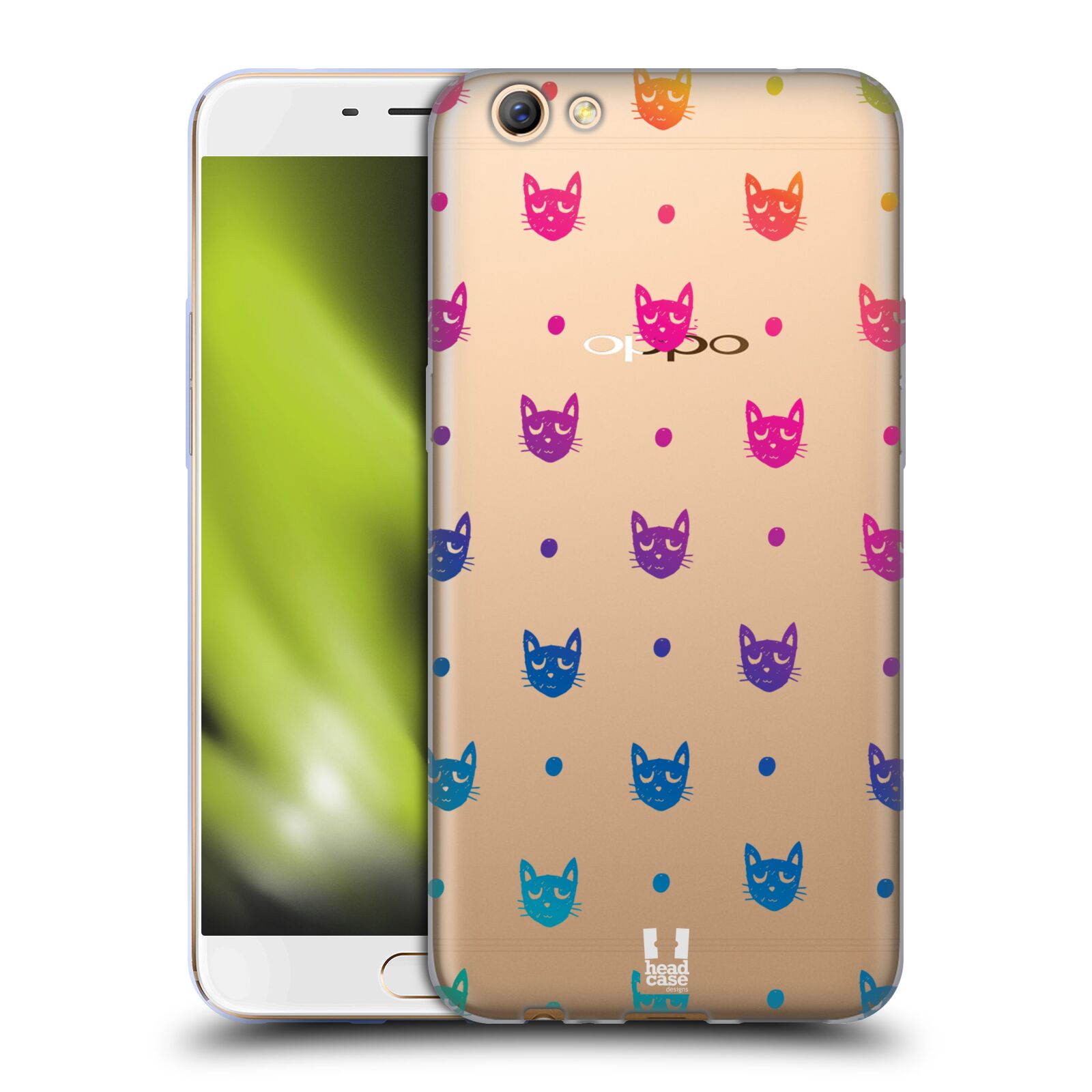 ¡HEAD CASE DESIGNS MODA LOCURA! FUNDA DE GEL SUAVE PARA TELÉFONOS OPPO - Imagen 9 de 18