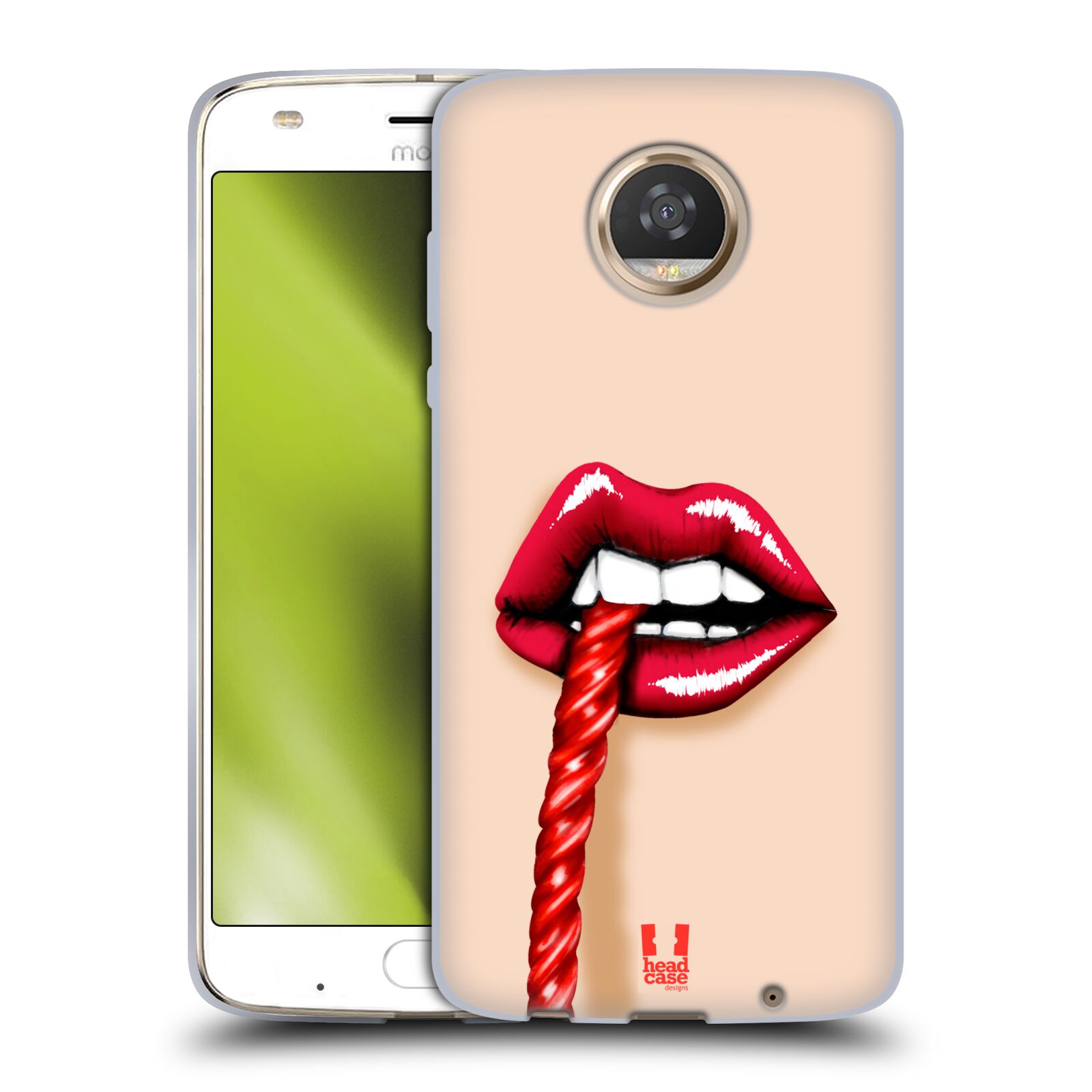 HEAD CASE DESIGNS THESE SEXY LIPS SOFT GEL CASE FOR MOTOROLA PHONES