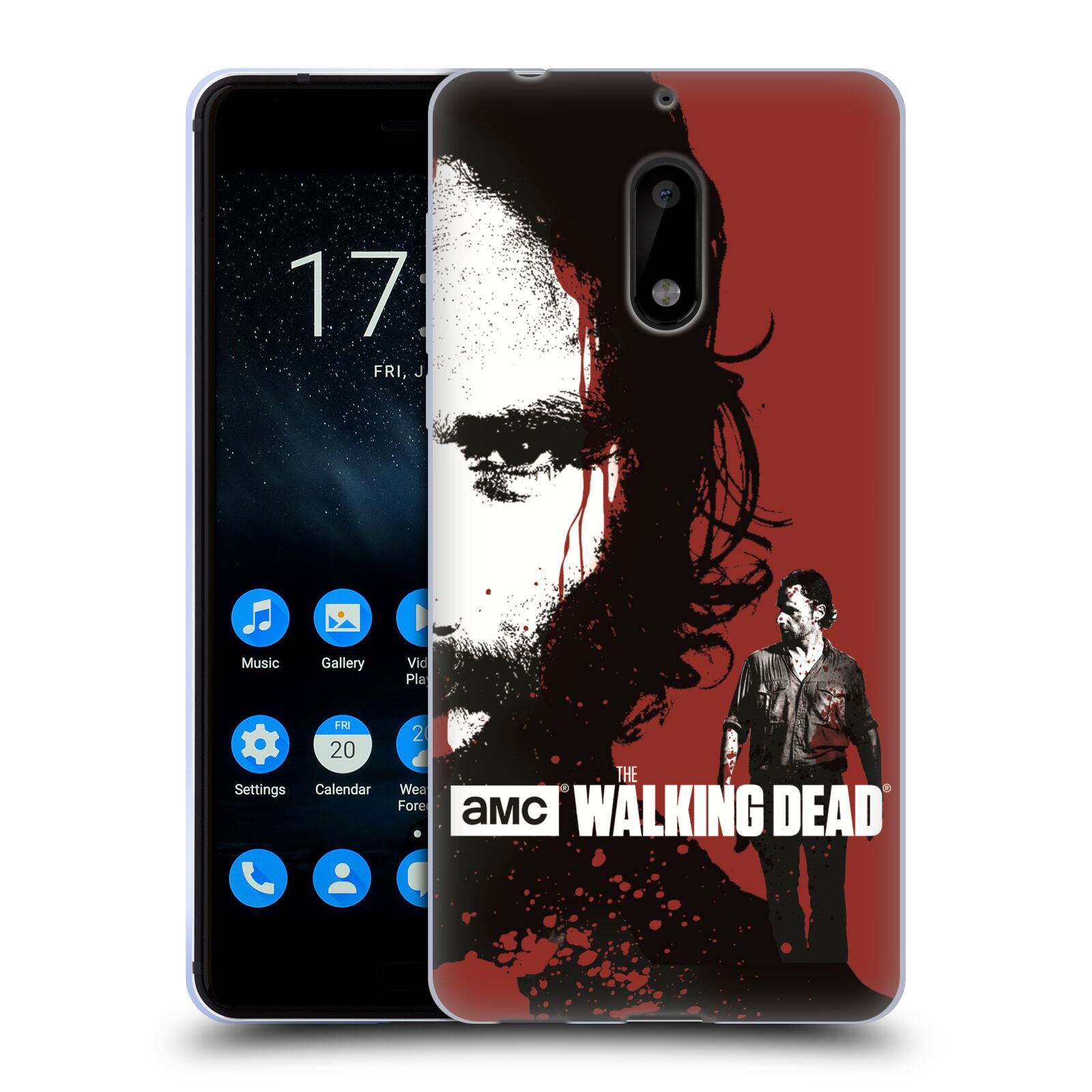OFFICIAL AMC THE WALKING DEAD GORE GEL CASE FOR NOKIA PHONES 1 - Picture 9 of 16