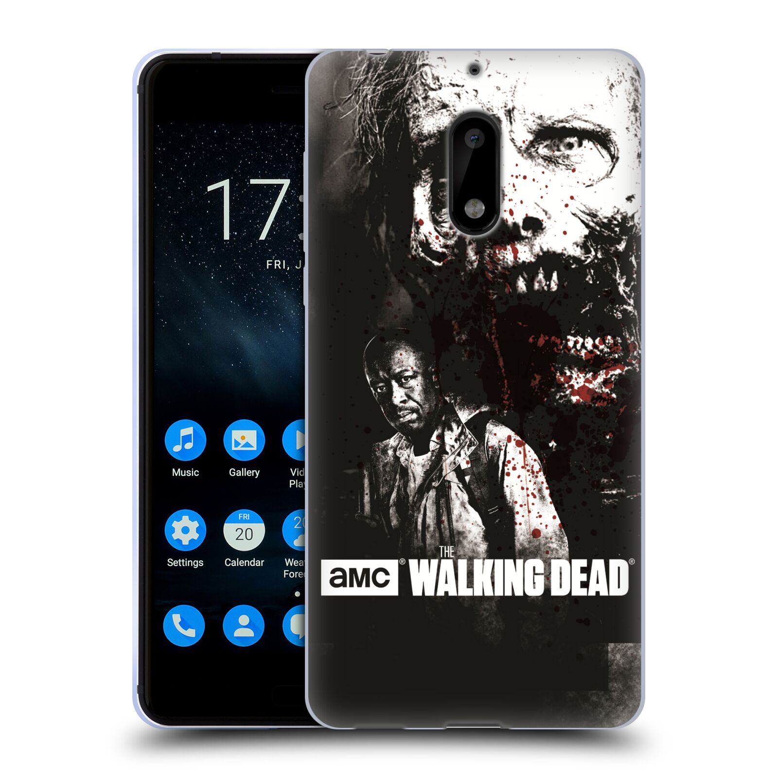 OFFICIAL AMC THE WALKING DEAD GORE GEL CASE FOR NOKIA PHONES 1 - Picture 13 of 16
