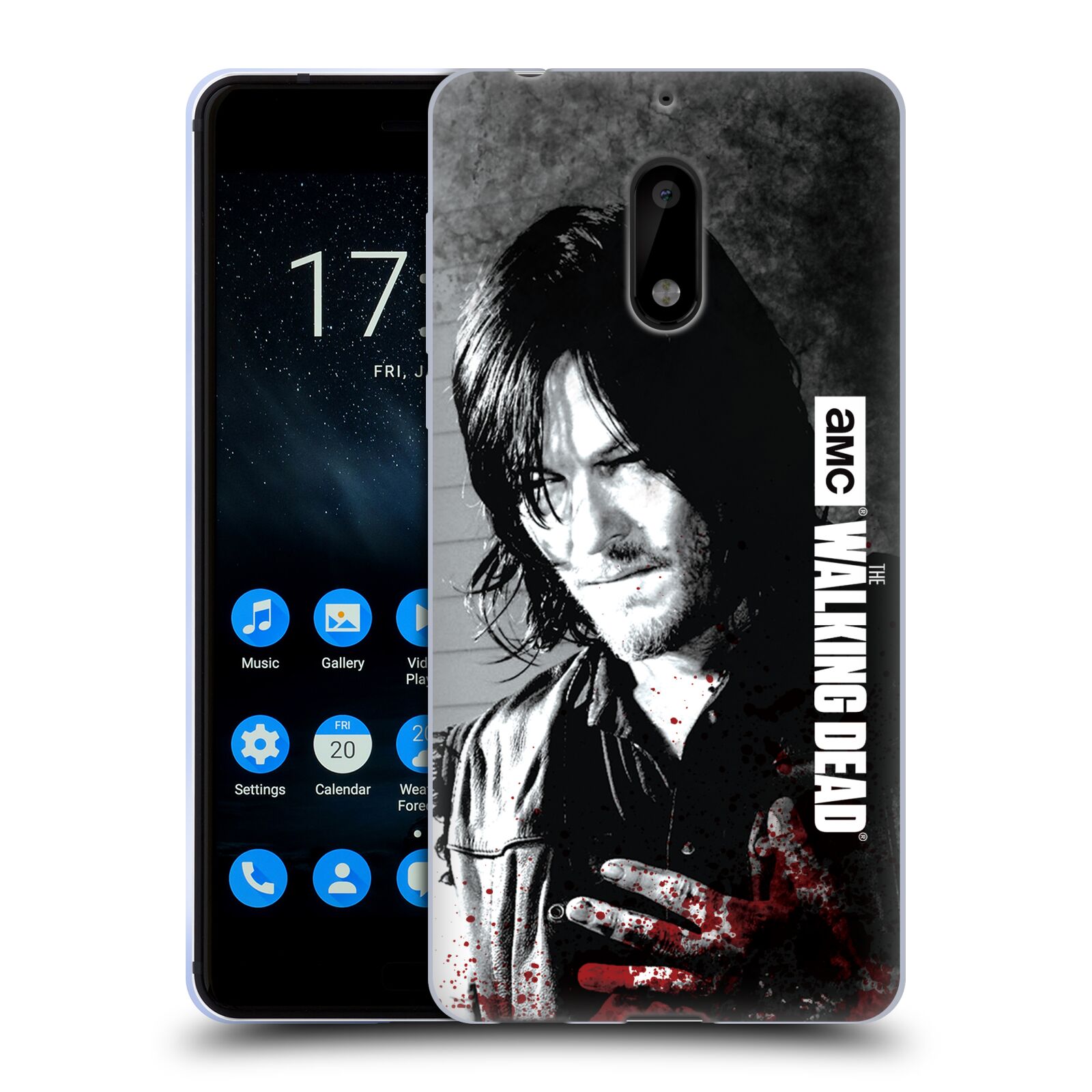 OFFICIAL AMC THE WALKING DEAD GORE GEL CASE FOR NOKIA PHONES 1 - Picture 16 of 16