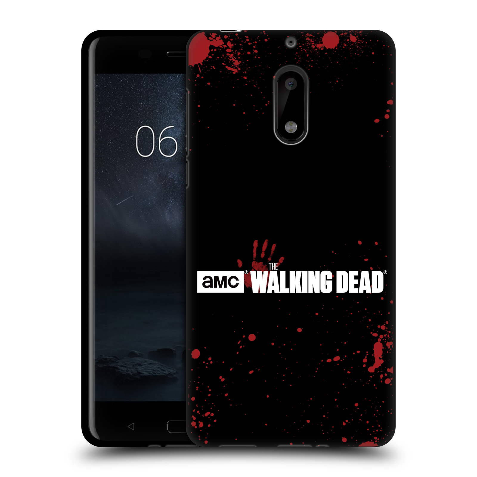 AMC THE WALKING DEAD LOGO BLACK SOFT GEL CASE FOR MICROSOFT NOKIA PHONES - Picture 9 of 19