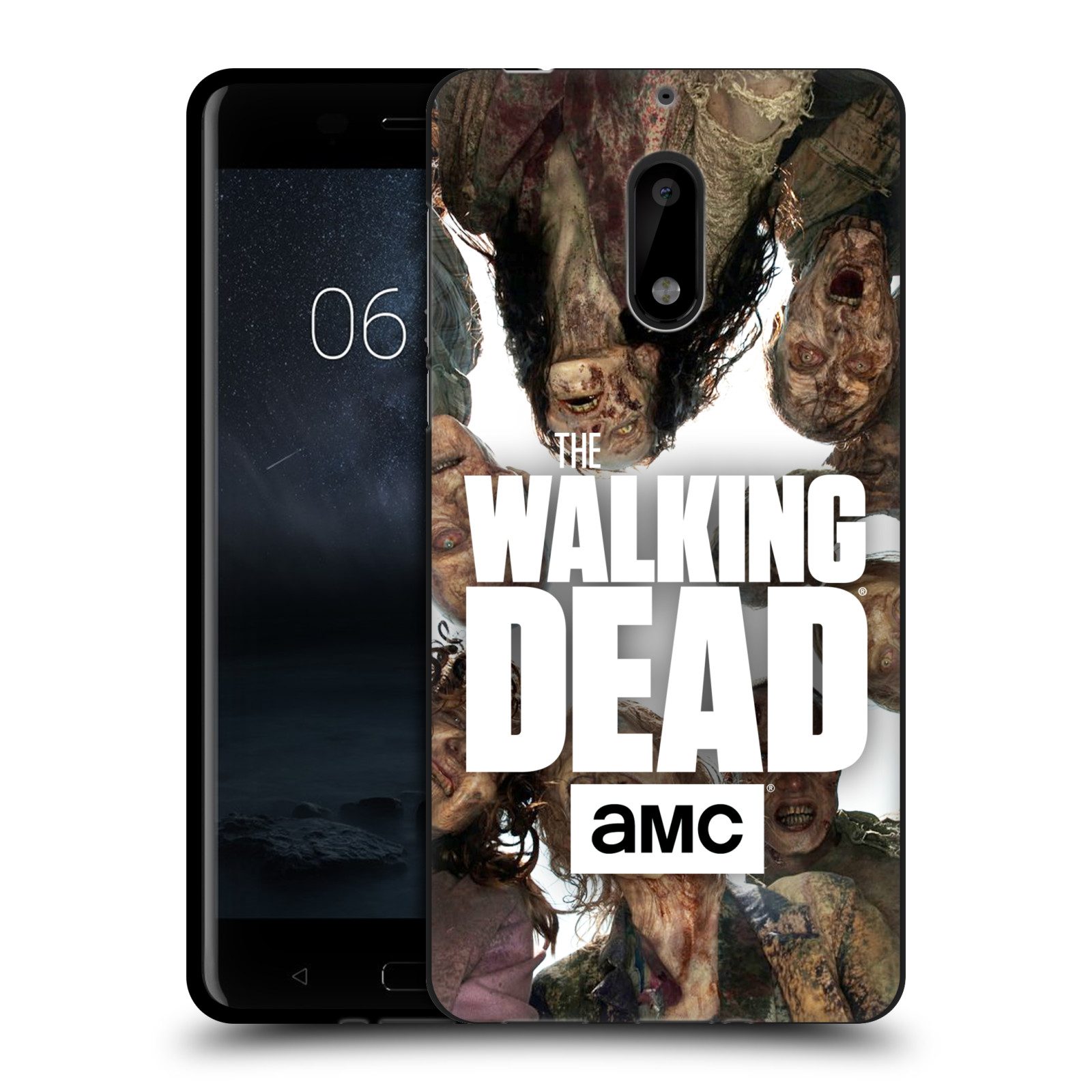 AMC THE WALKING DEAD LOGO BLACK SOFT GEL CASE FOR MICROSOFT NOKIA PHONES - Picture 11 of 19