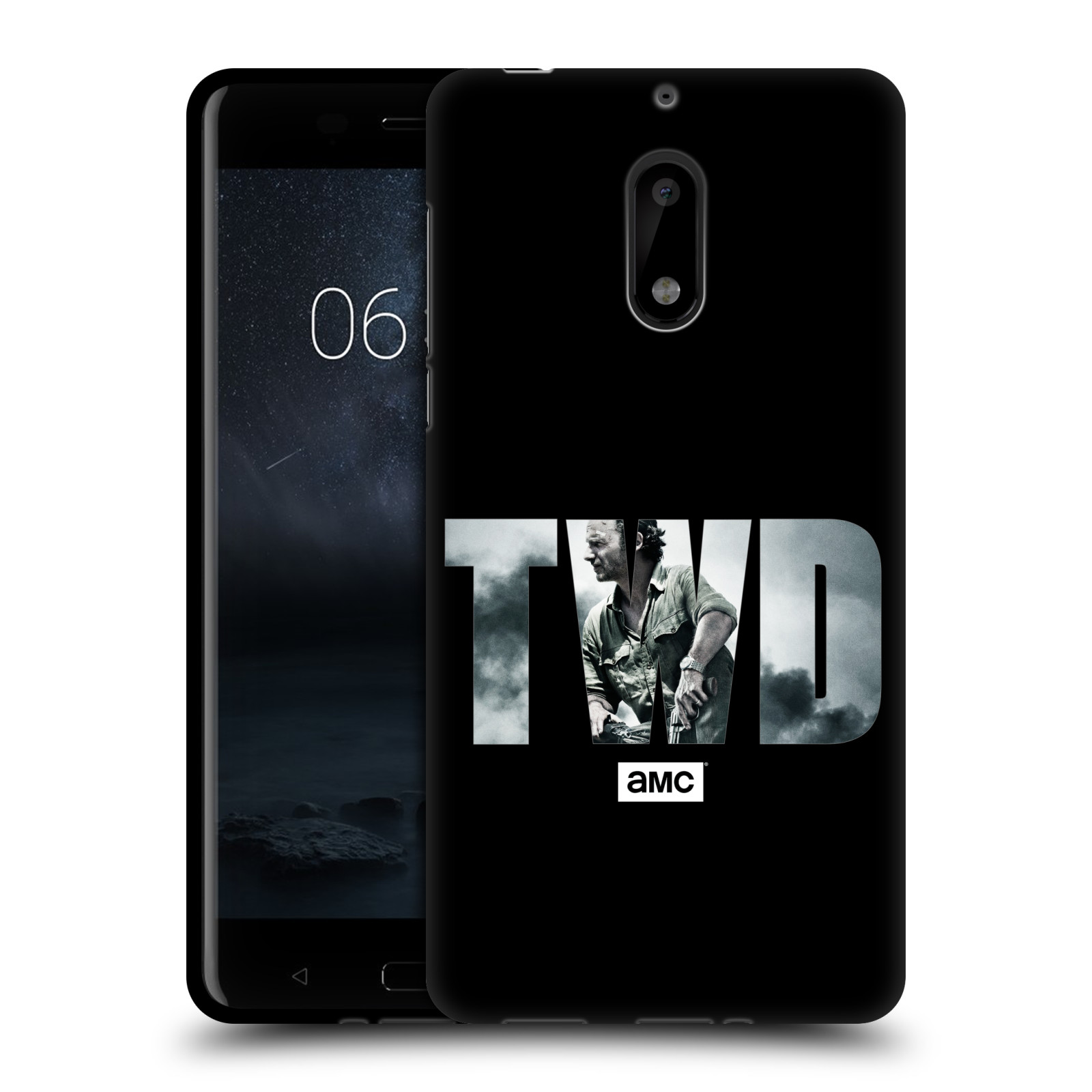 AMC THE WALKING DEAD LOGO BLACK SOFT GEL CASE FOR MICROSOFT NOKIA PHONES - Picture 16 of 19