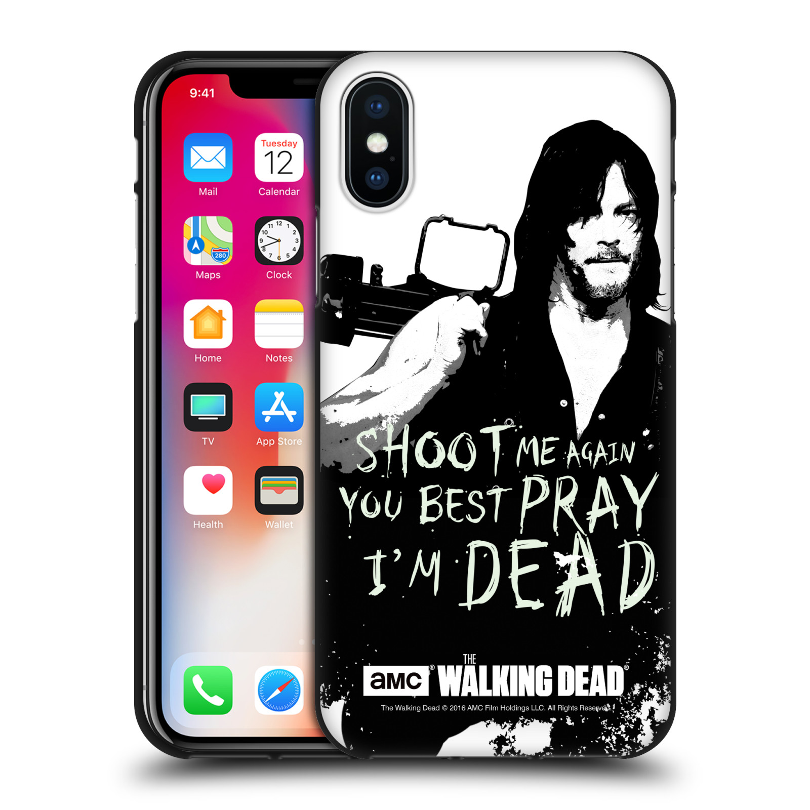 AMC THE WALKING DEAD SEASON 9 QUOTES SOFT GEL CASE FOR APPLE iPHONE PHONES