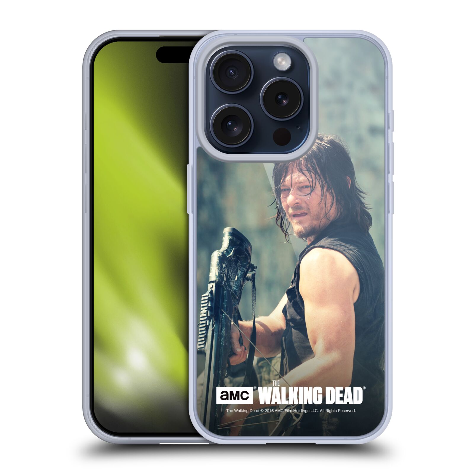 OFFICIAL AMC THE WALKING DEAD DARYL DIXON SOFT GEL CASE FOR APPLE iPHONE PHONES