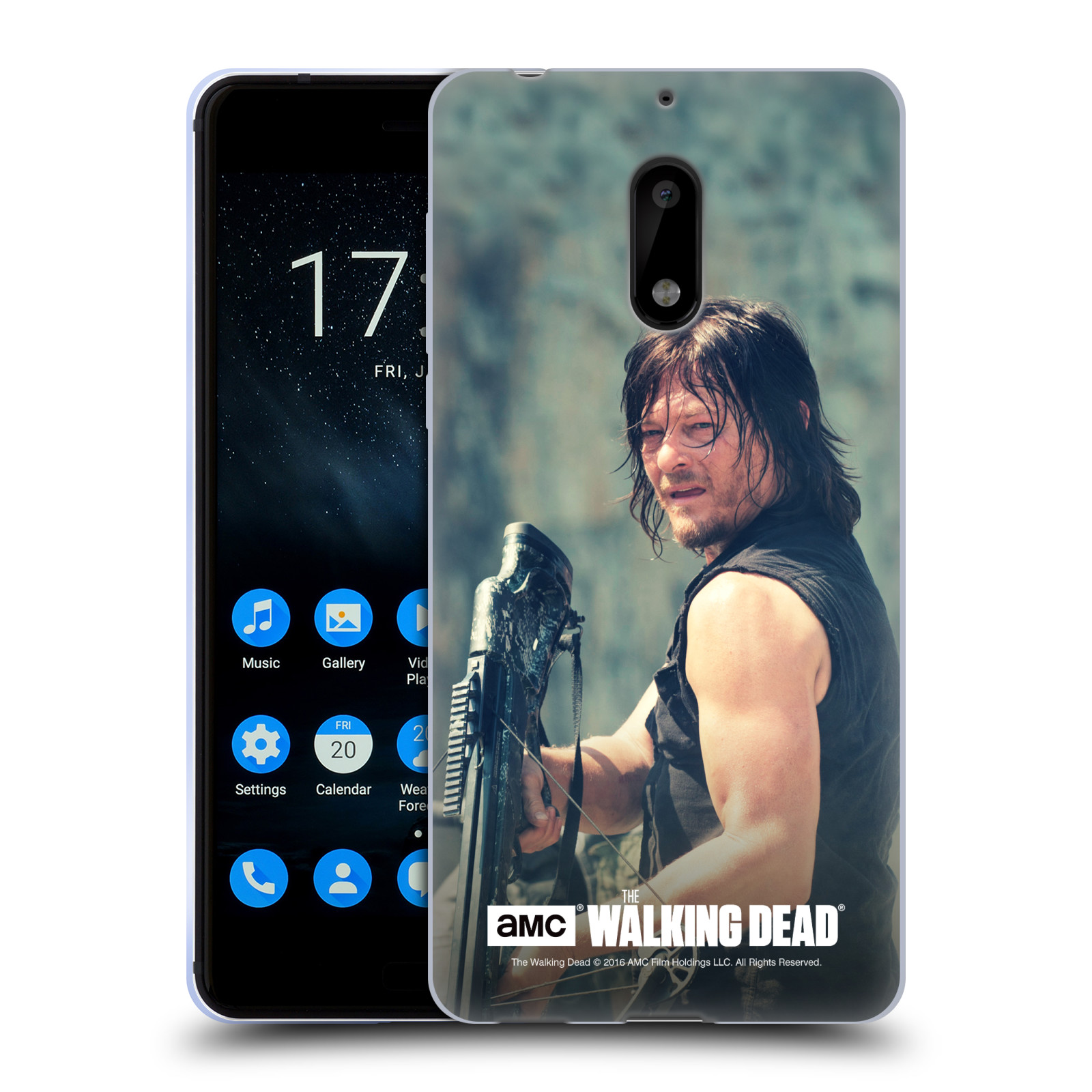 OFFICIAL AMC THE WALKING DEAD DARYL DIXON GEL CASE FOR NOKIA PHONES 1 - Picture 8 of 12
