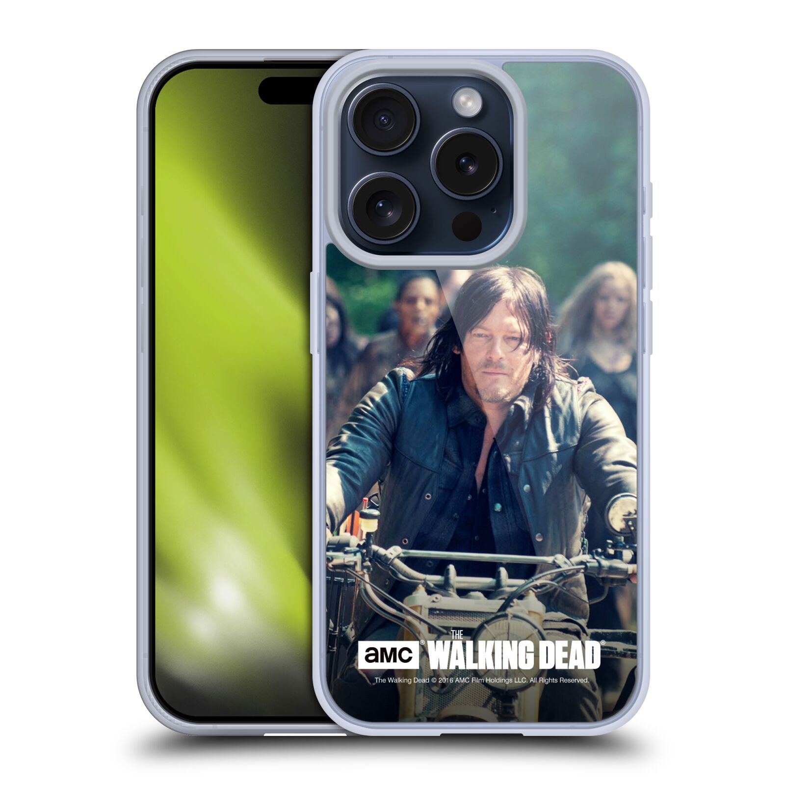 OFFICIAL AMC THE WALKING DEAD DARYL DIXON SOFT GEL CASE FOR APPLE iPHONE PHONES