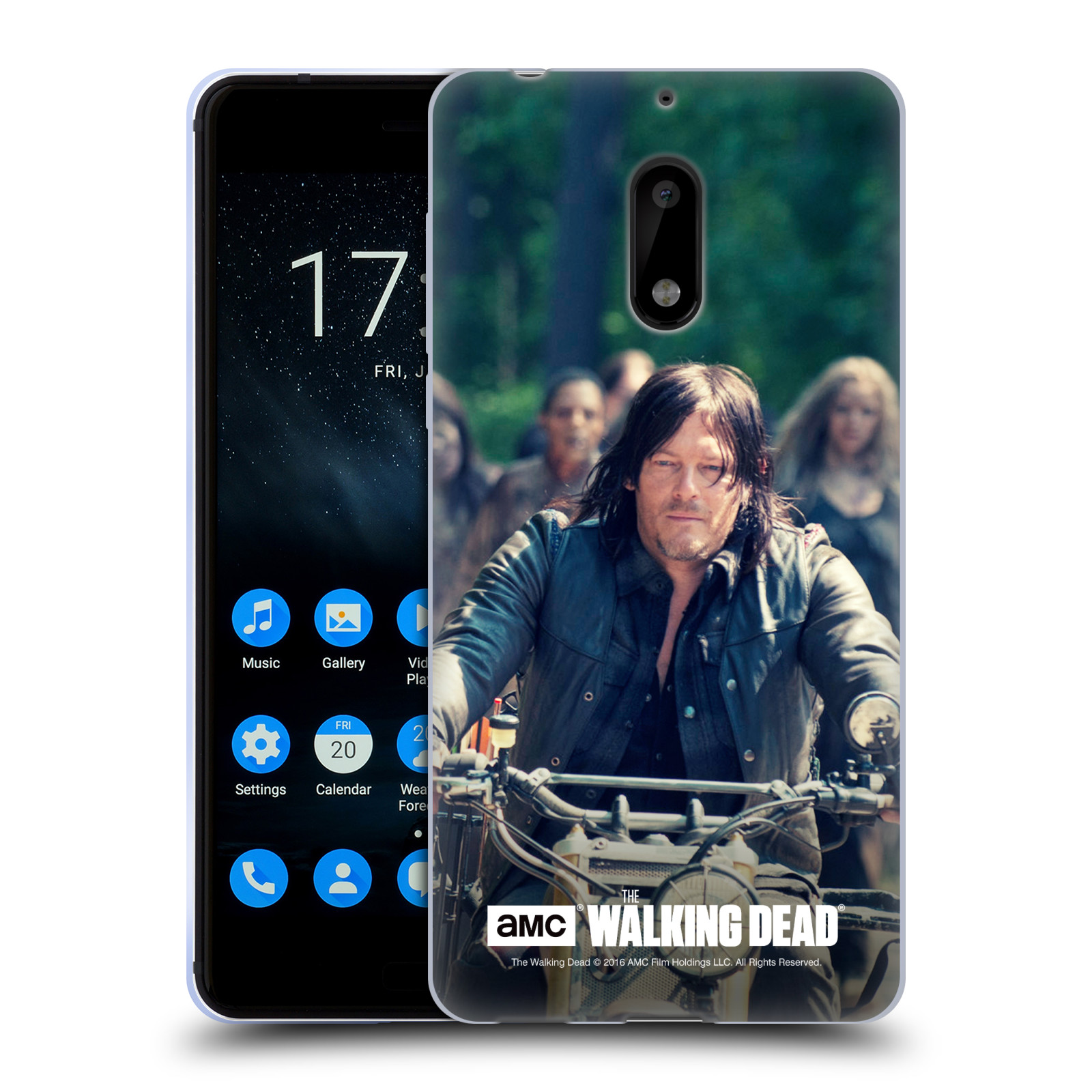 OFFICIAL AMC THE WALKING DEAD DARYL DIXON GEL CASE FOR NOKIA PHONES 1 - Picture 9 of 12