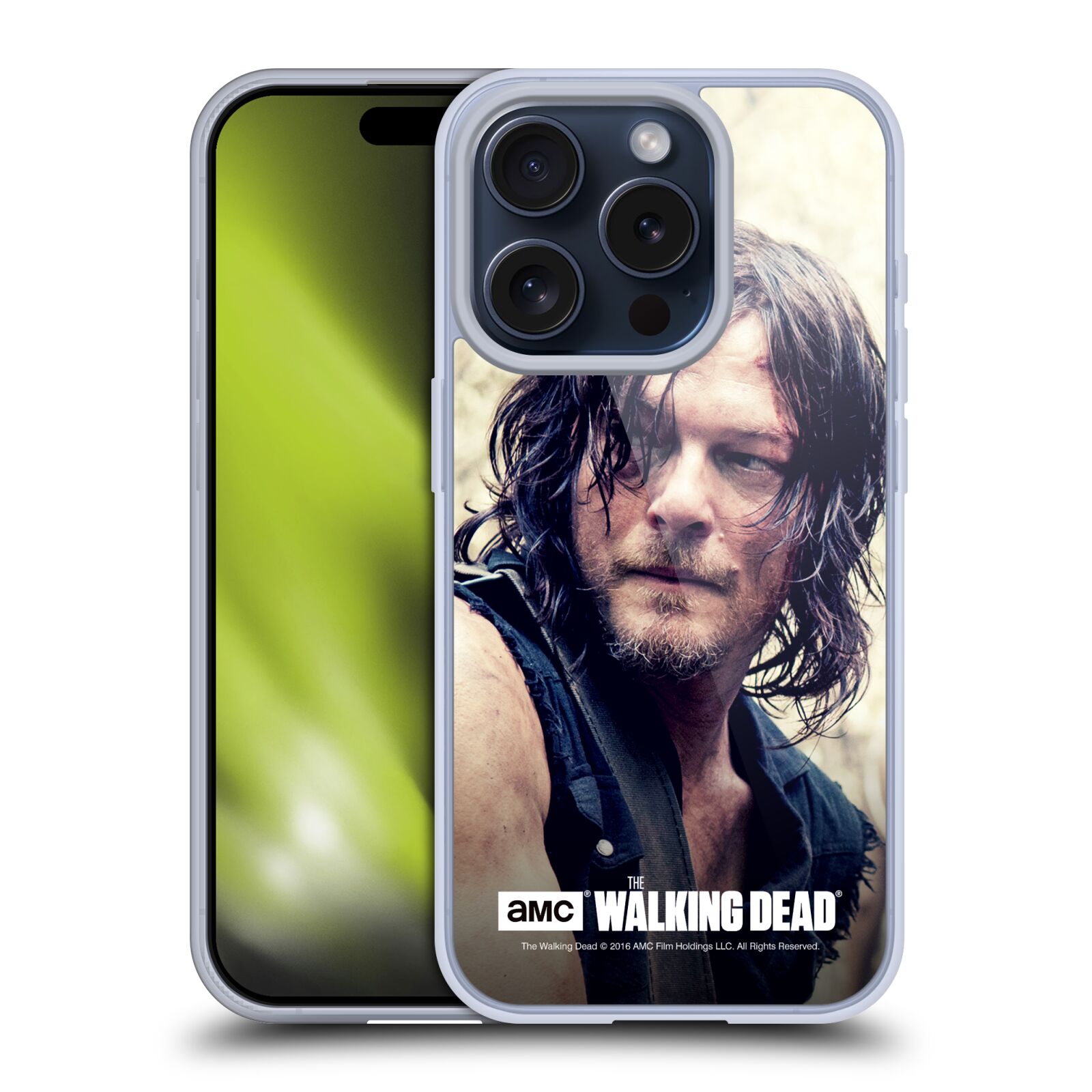 OFFICIAL AMC THE WALKING DEAD DARYL DIXON SOFT GEL CASE FOR APPLE iPHONE PHONES