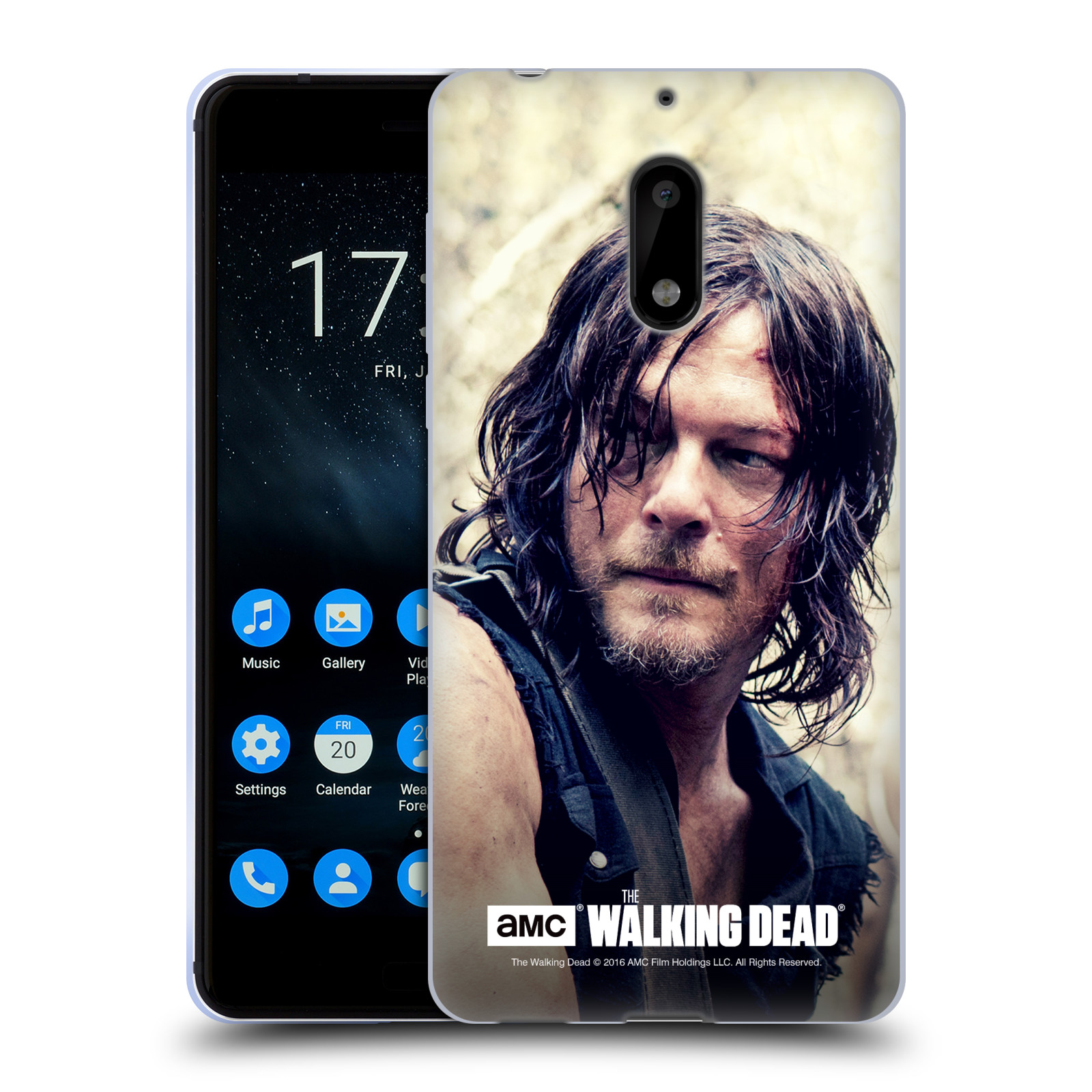 OFFICIAL AMC THE WALKING DEAD DARYL DIXON GEL CASE FOR NOKIA PHONES 1 - Picture 10 of 12