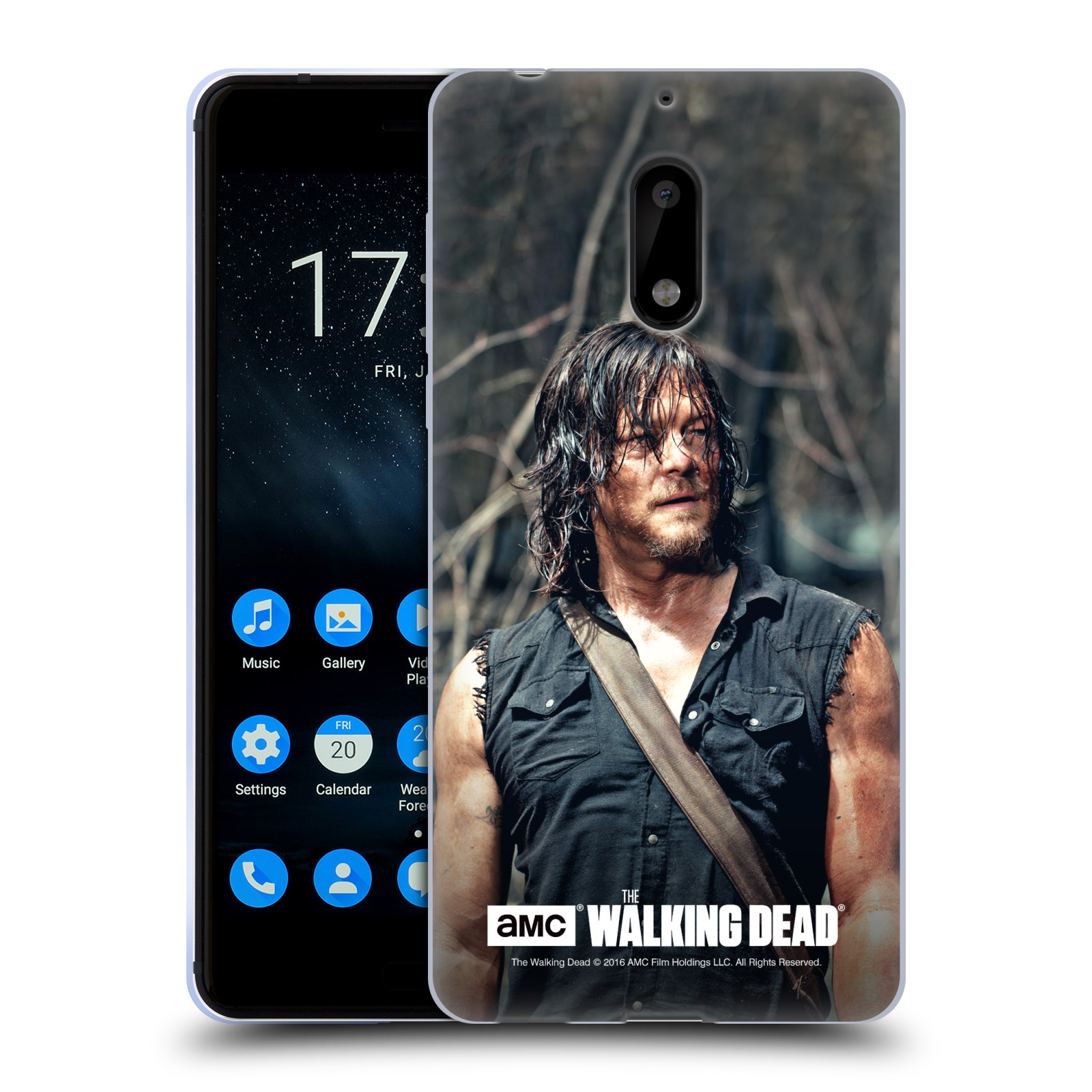 OFFICIAL AMC THE WALKING DEAD DARYL DIXON GEL CASE FOR NOKIA PHONES 1 - Picture 11 of 12