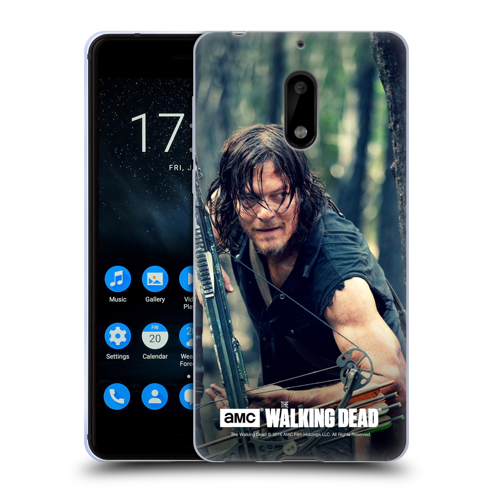 OFFICIAL AMC THE WALKING DEAD DARYL DIXON GEL CASE FOR NOKIA PHONES 1 - Picture 12 of 12