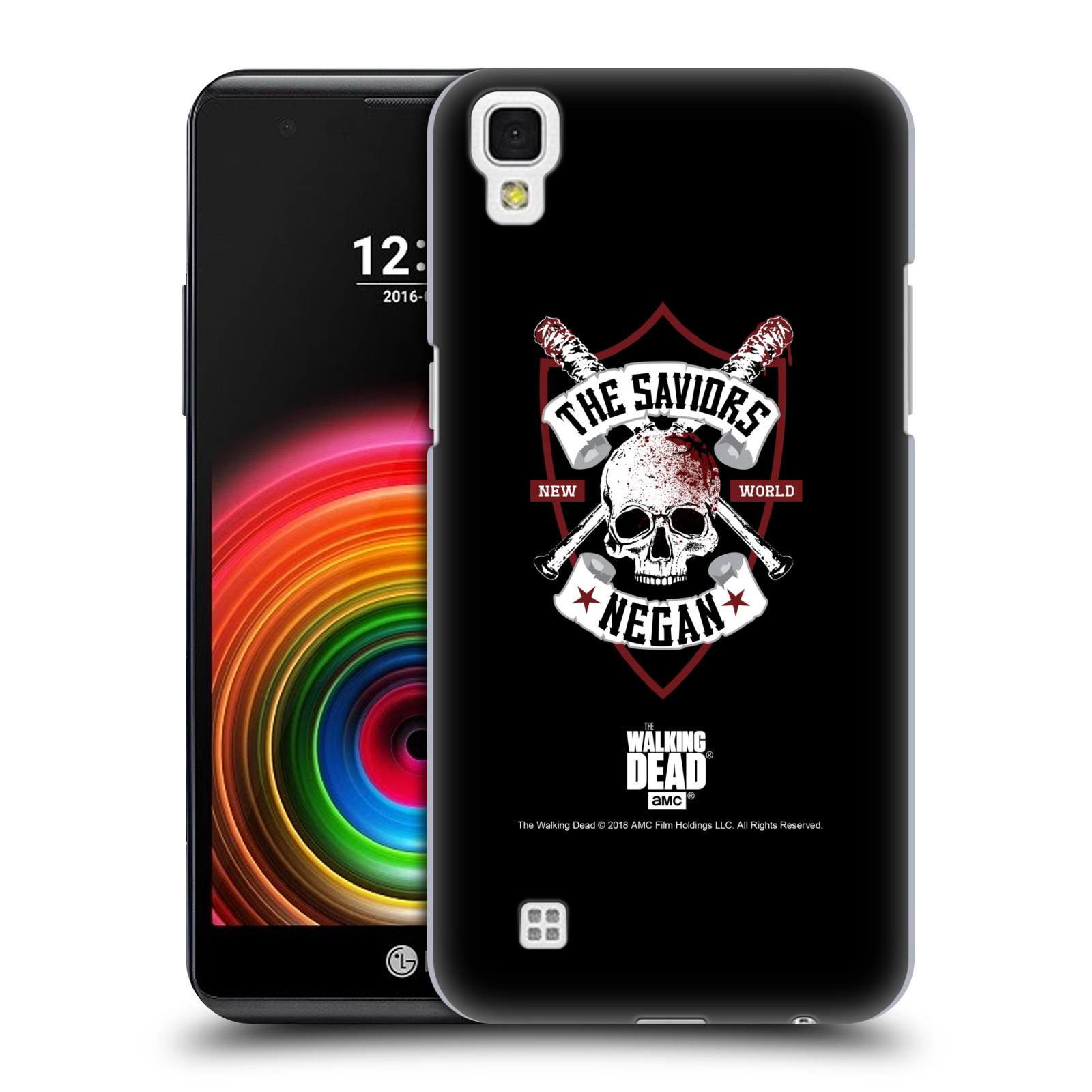 OFFICIAL AMC THE WALKING DEAD NEGAN BIKER ART HARD BACK CASE FOR LG PHONES 2 - Picture 8 of 10