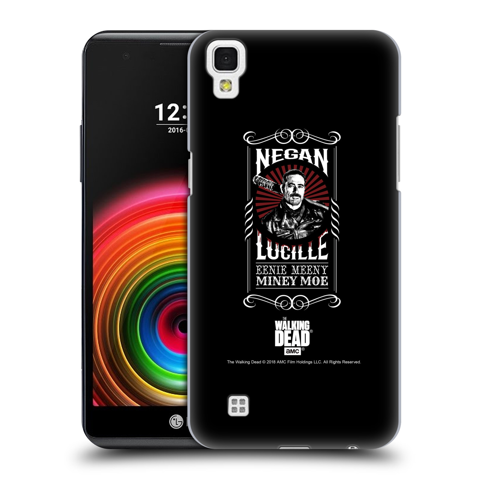 OFFICIAL AMC THE WALKING DEAD NEGAN BIKER ART HARD BACK CASE FOR LG PHONES 2 - Picture 9 of 10
