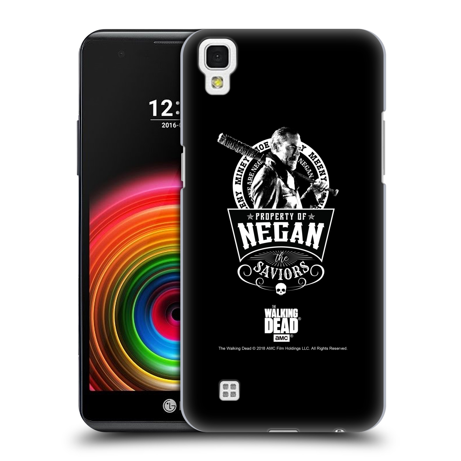 OFFICIAL AMC THE WALKING DEAD NEGAN BIKER ART HARD BACK CASE FOR LG PHONES 2 - Picture 10 of 10