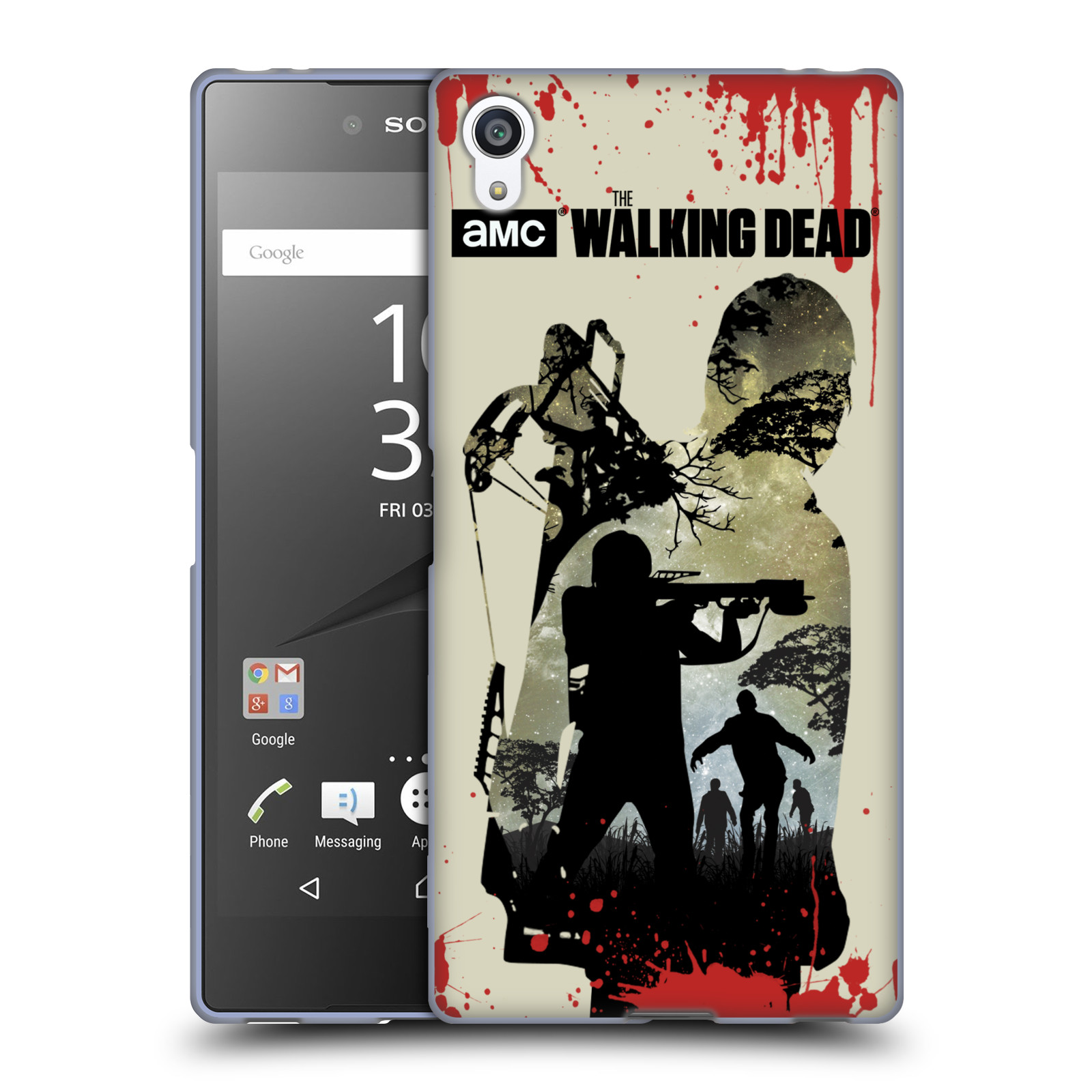 OFFICIAL AMC THE WALKING DEAD SILHOUETTES GEL CASE FOR SONY PHONES 2 - Picture 8 of 15
