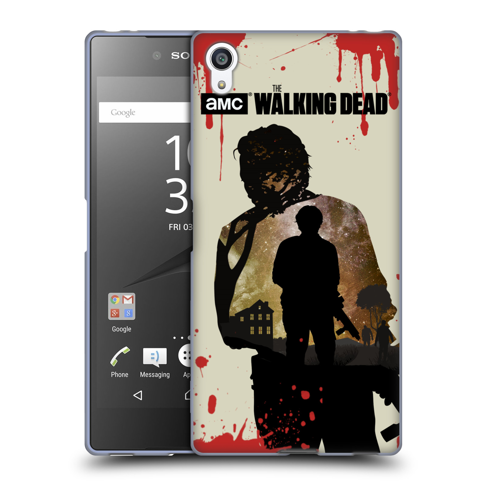 OFFICIAL AMC THE WALKING DEAD SILHOUETTES GEL CASE FOR SONY PHONES 2 - Picture 9 of 15