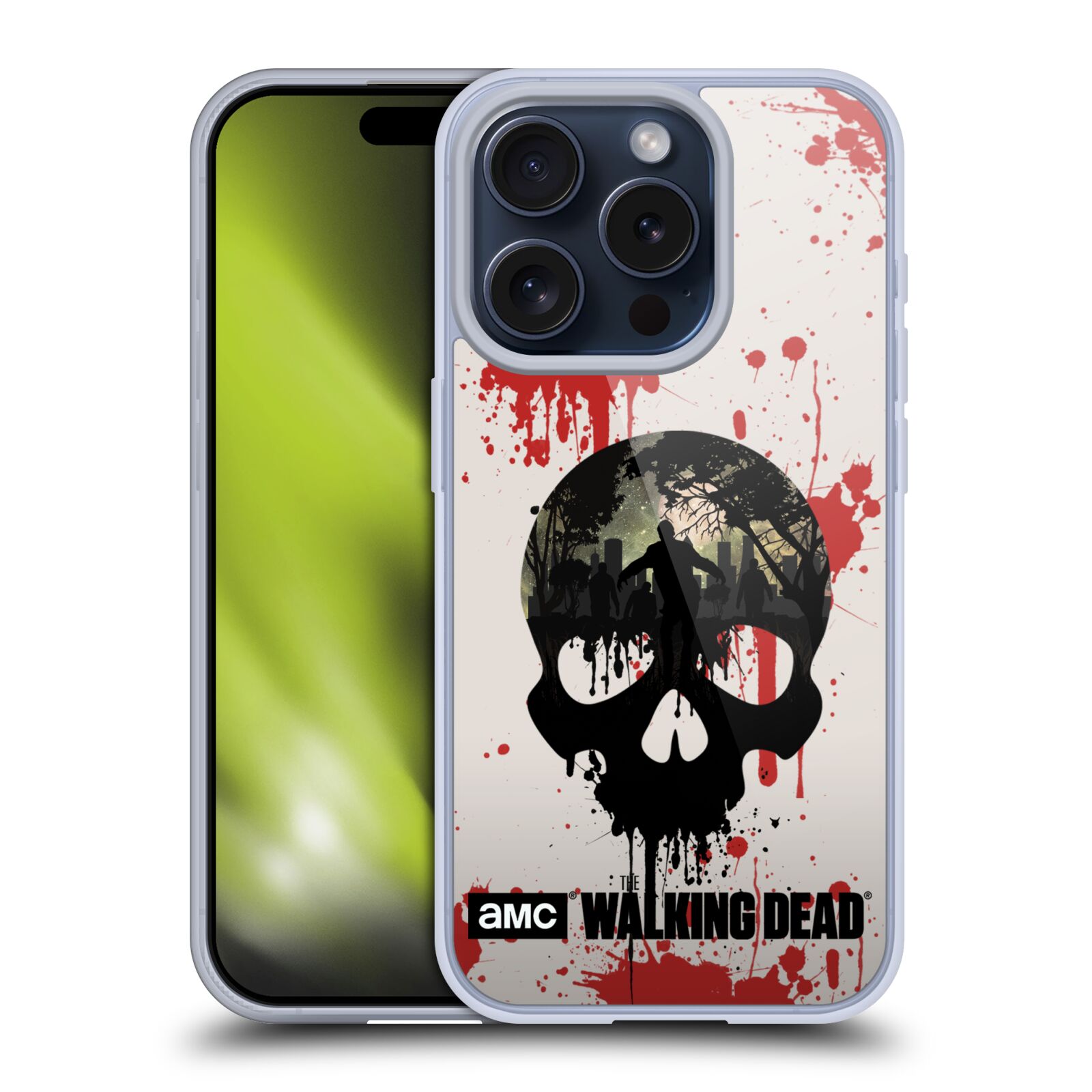 OFFICIAL AMC THE WALKING DEAD SILHOUETTES SOFT GEL CASE FOR APPLE iPHONE PHONES - Picture 13 of 15