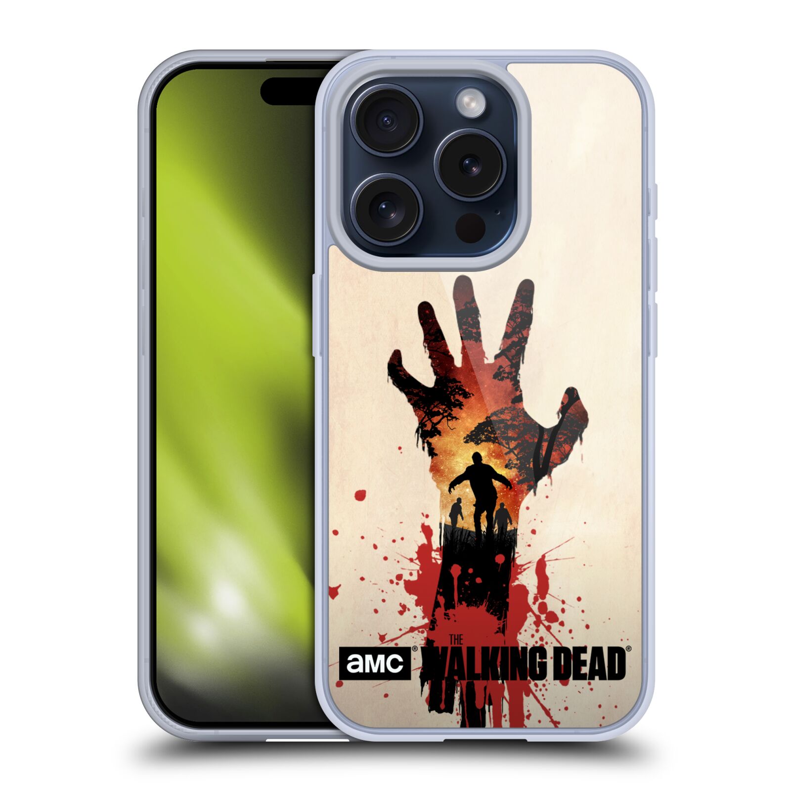 OFFICIAL AMC THE WALKING DEAD SILHOUETTES SOFT GEL CASE FOR APPLE iPHONE PHONES - Picture 15 of 15