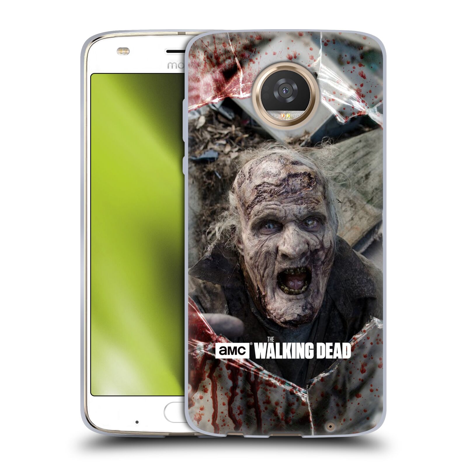 OFFICIAL AMC THE WALKING DEAD WALKERS SOFT GEL CASE FOR MOTOROLA PHONES 2 - Picture 10 of 12