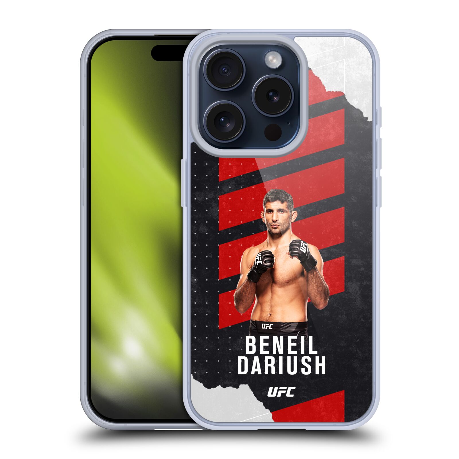 OFFICIAL UFC BENEIL DARIUSH SOFT GEL CASE FOR APPLE iPHONE PHONES - Picture 8 of 10
