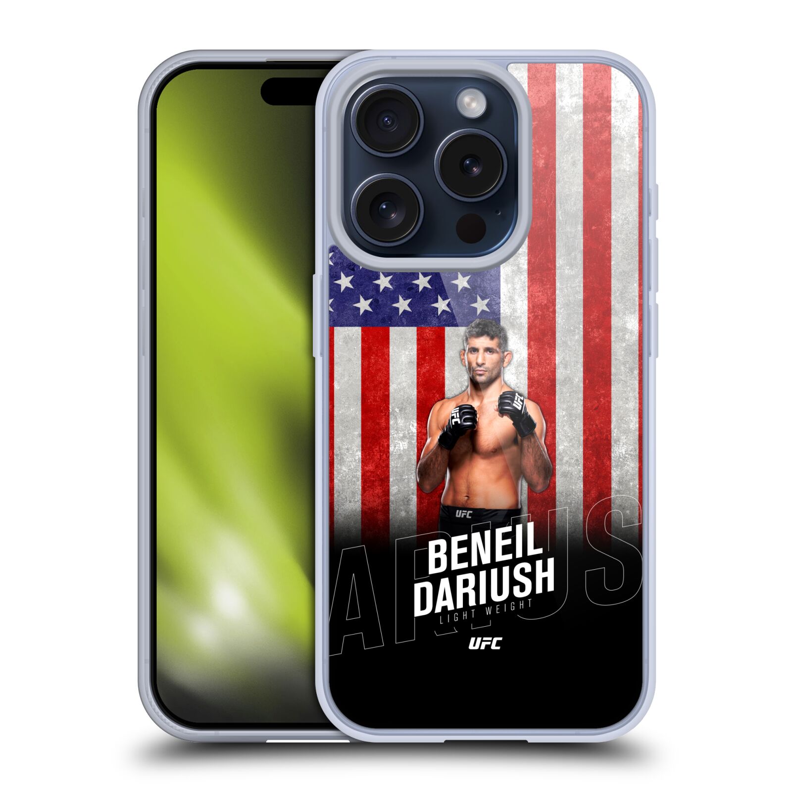 OFFICIAL UFC BENEIL DARIUSH SOFT GEL CASE FOR APPLE iPHONE PHONES - Picture 10 of 10
