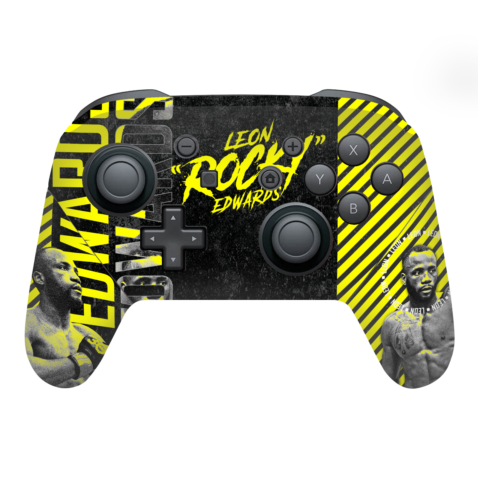 OFFICIAL UFC LEON EDWARDS VINYL SKIN FOR NINTENDO SWITCH PRO CONTROLLER - Afbeelding 6 van 6