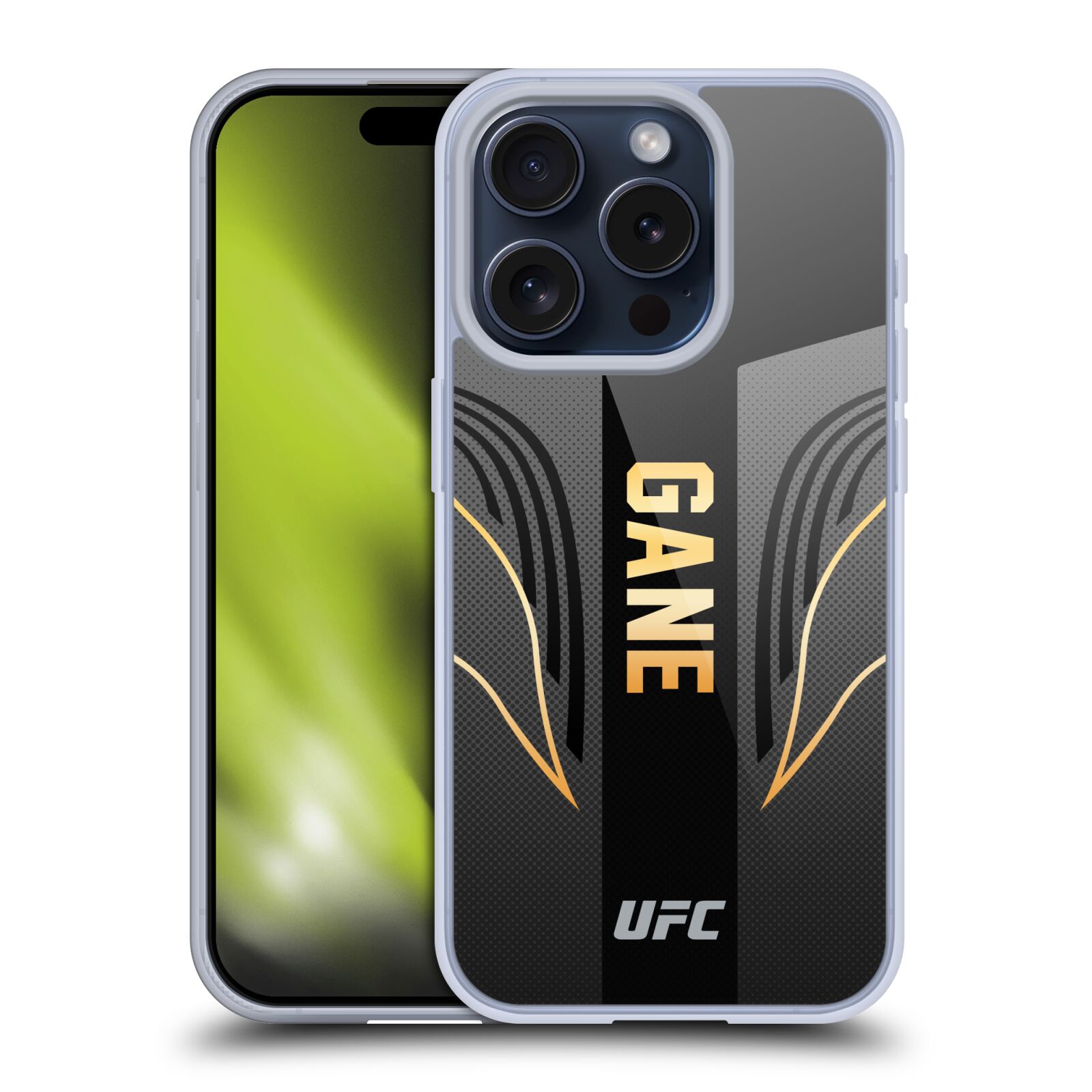 OFFICIAL UFC CIRYL GANE SOFT GEL CASE FOR APPLE iPHONE PHONES