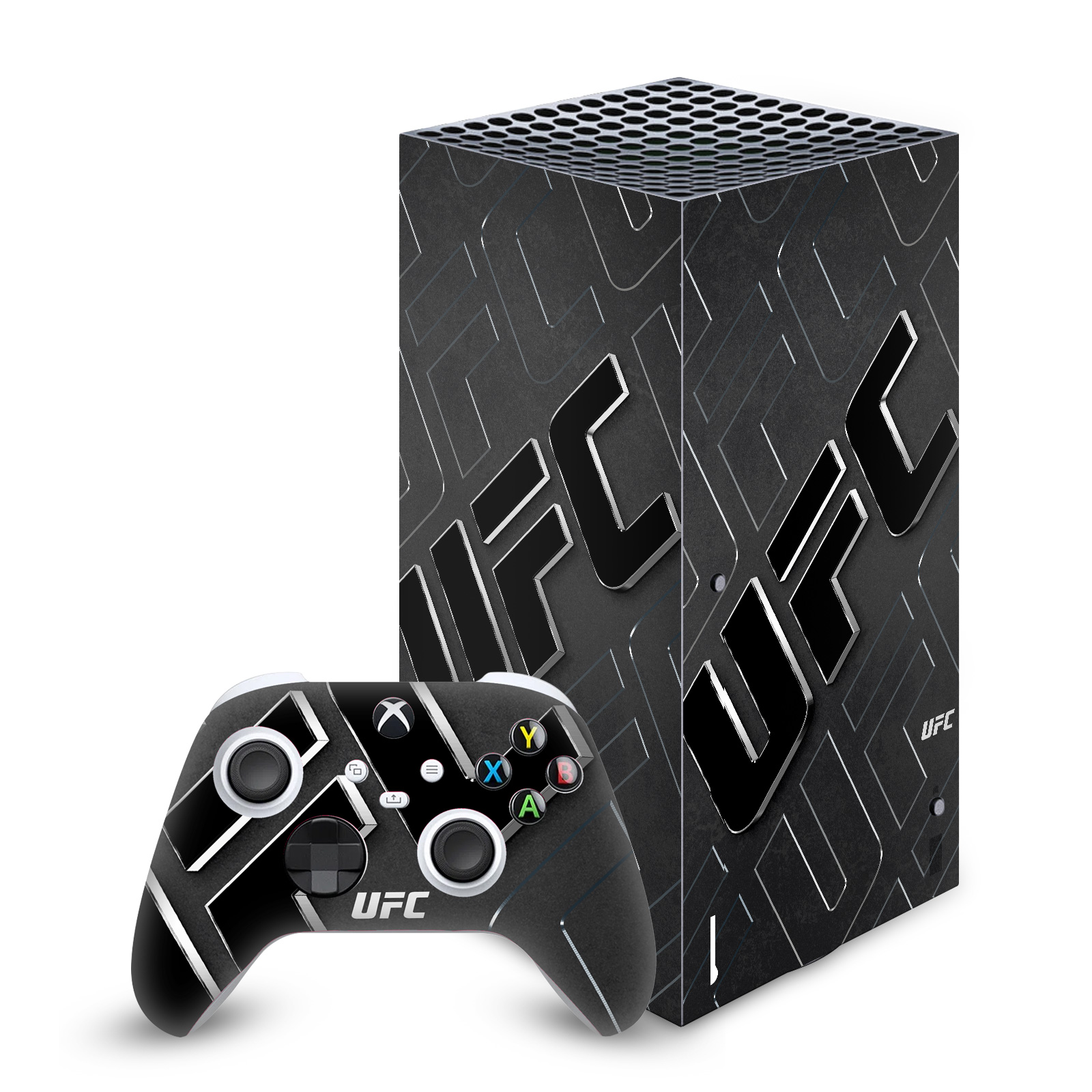 OFFICIAL UFC GRAPHICS VINYL STICKER SKIN DECAL FOR SERIES X CONSOLE & CONTROLLER