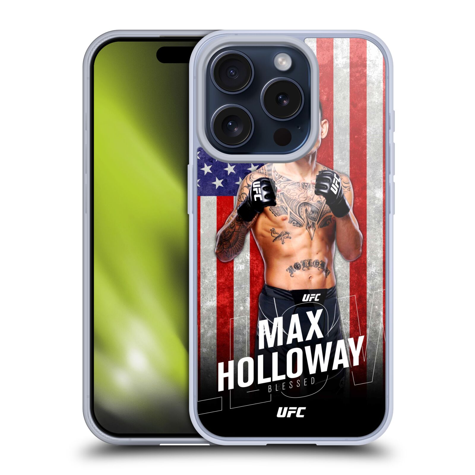 OFFICIAL UFC MAX HOLLOWAY SOFT GEL CASE FOR APPLE iPHONE PHONES - Picture 9 of 11