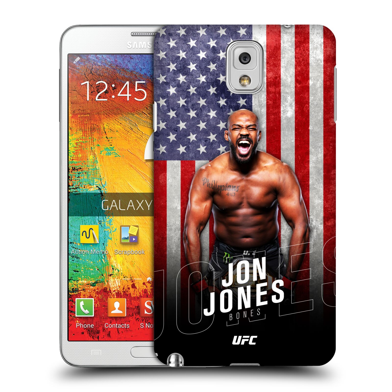 OFFICIAL UFC JON JONES HARD BACK CASE FOR SAMSUNG PHONES 2 - 第 12/12 張圖片
