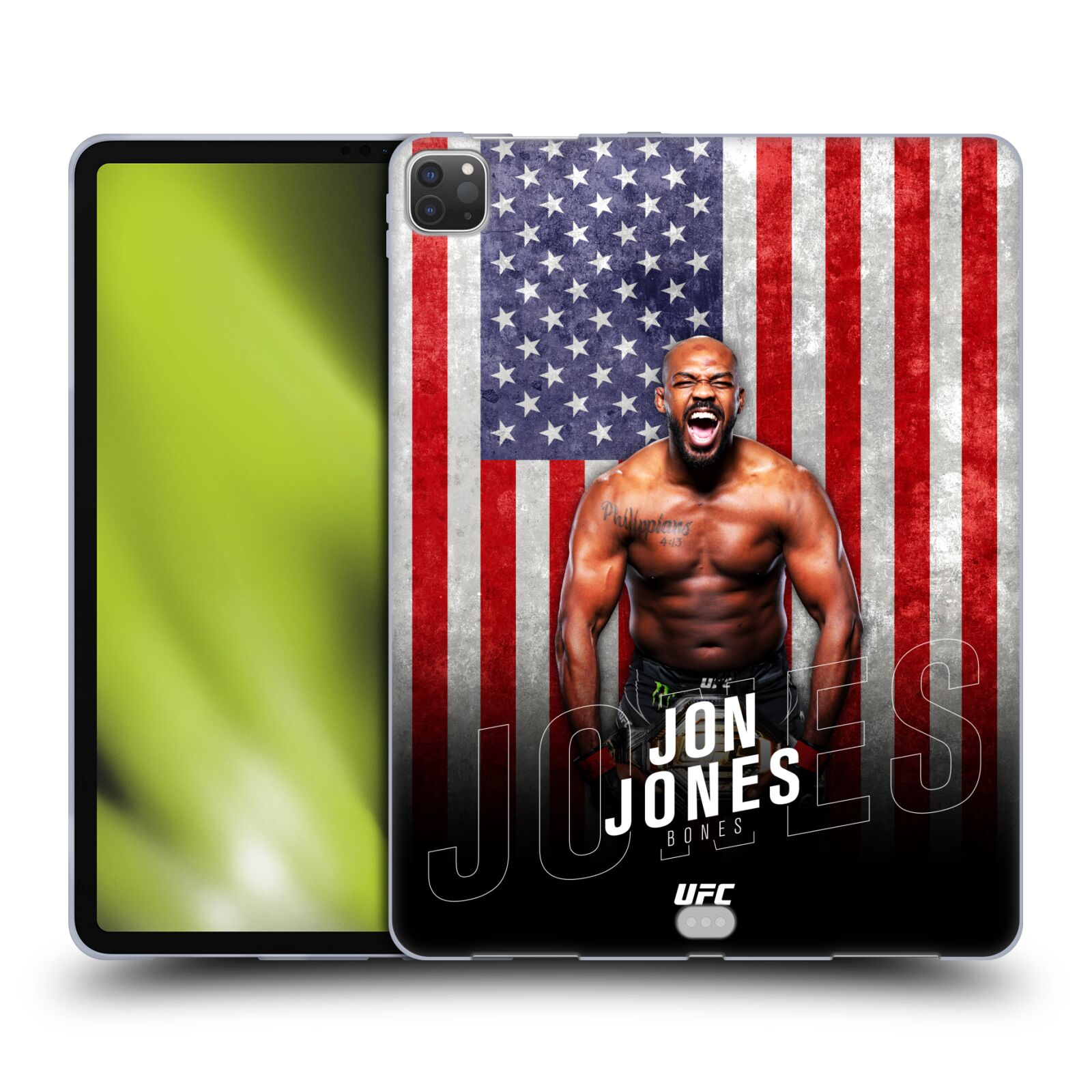 OFFICIAL UFC JON JONES SOFT GEL CASE FOR APPLE SAMSUNG KINDLE - 第 12/12 張圖片