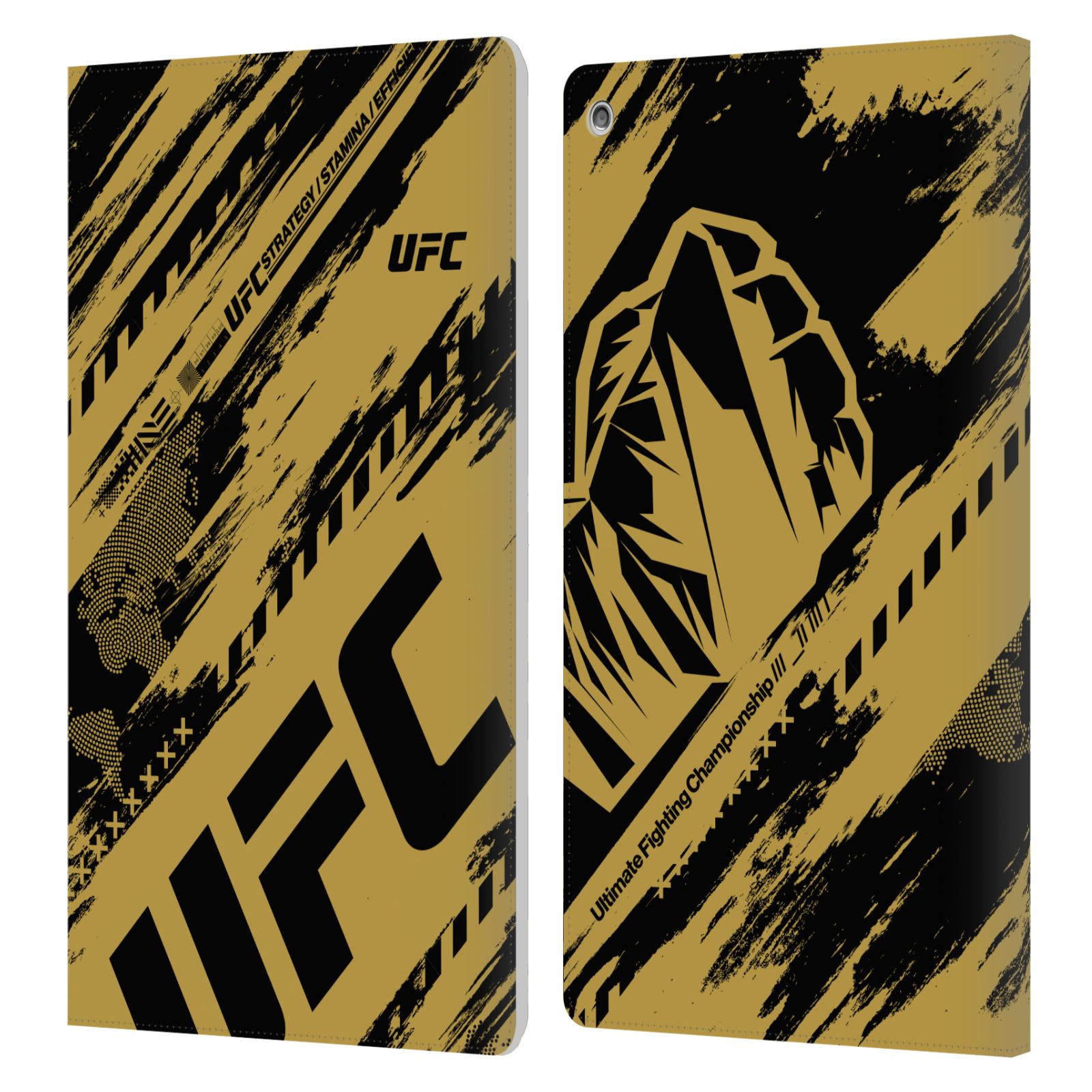 OFFICIAL UFC LOGO GRAPHICS LEATHER BOOK WALLET CASE COVER FOR AMAZON FIRE - 第 7/9 張圖片
