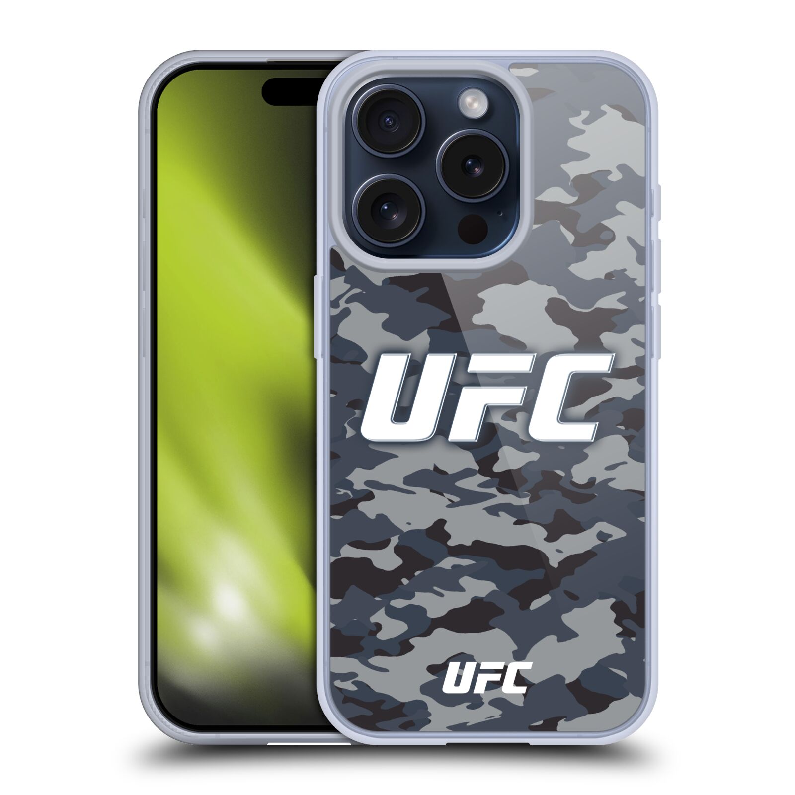 OFFICIAL UFC LOGO SOFT GEL CASE FOR APPLE iPHONE PHONES - Picture 10 of 13