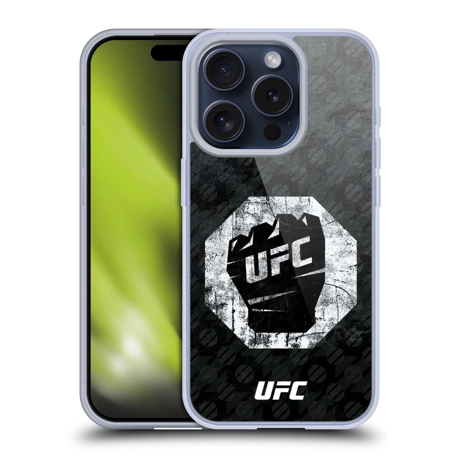 OFFICIAL UFC LOGO SOFT GEL CASE FOR APPLE iPHONE PHONES - Picture 12 of 13