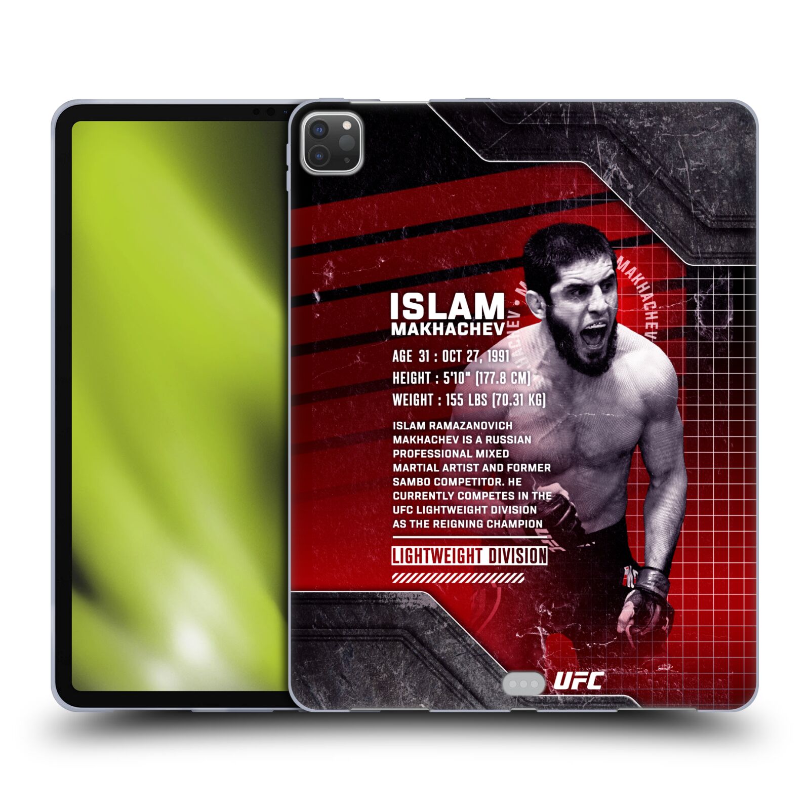 OFFICIAL UFC ISLAM MAKHACHEV SOFT GEL CASE FOR APPLE SAMSUNG KINDLE - 第 11/12 張圖片