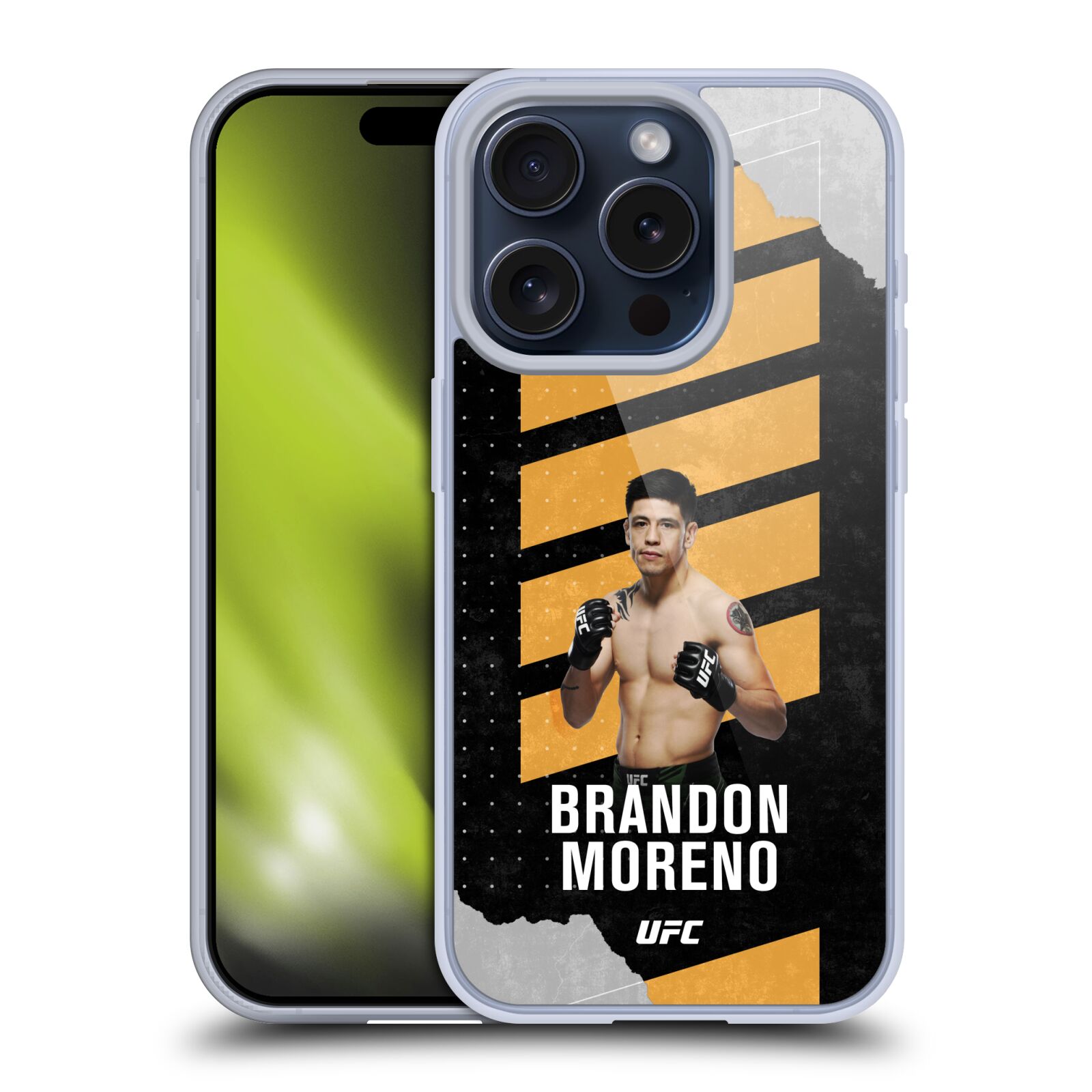 OFFICIAL UFC BRANDON MORENO SOFT GEL CASE FOR APPLE iPHONE PHONES - Picture 8 of 11
