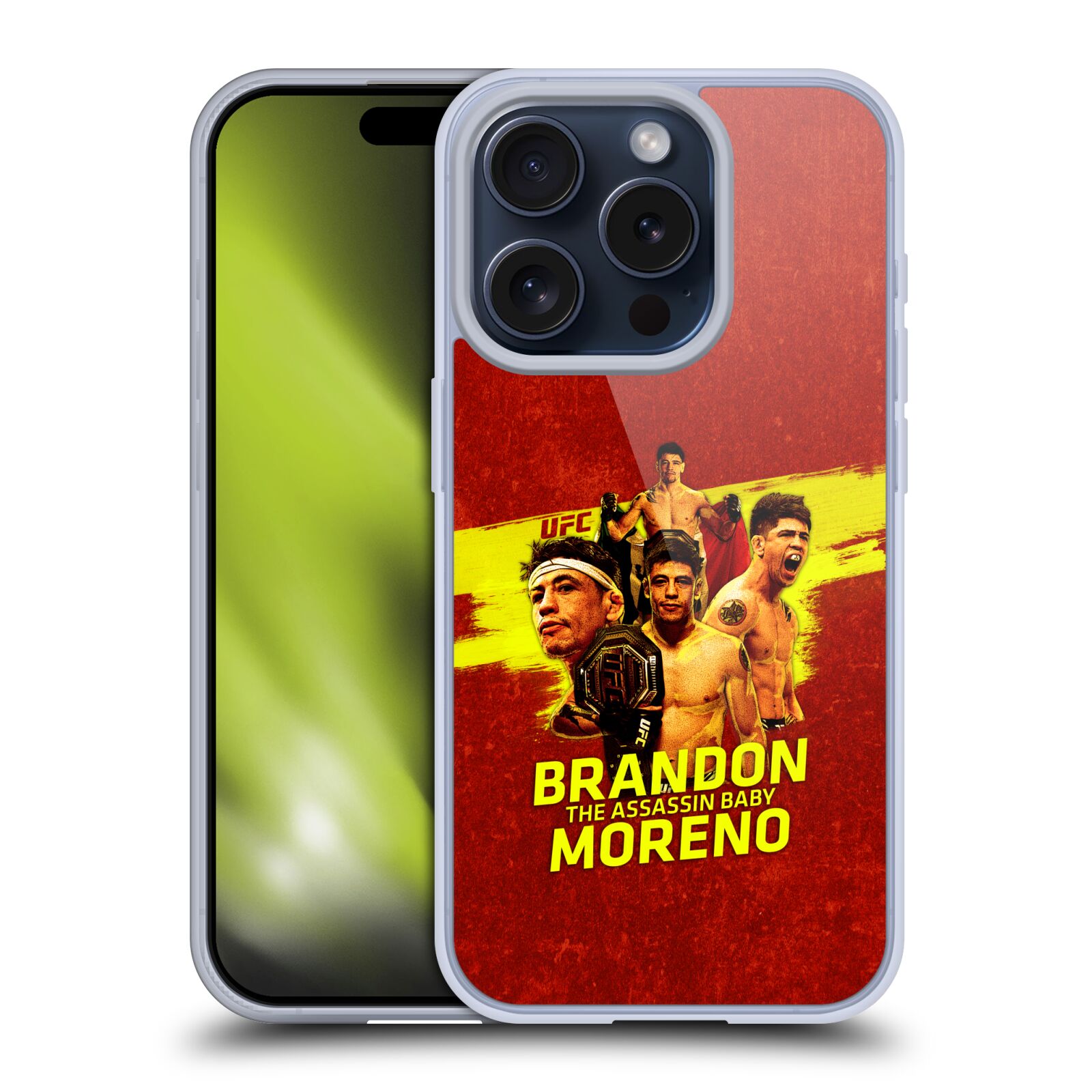 OFFICIAL UFC BRANDON MORENO SOFT GEL CASE FOR APPLE iPHONE PHONES - Picture 10 of 11