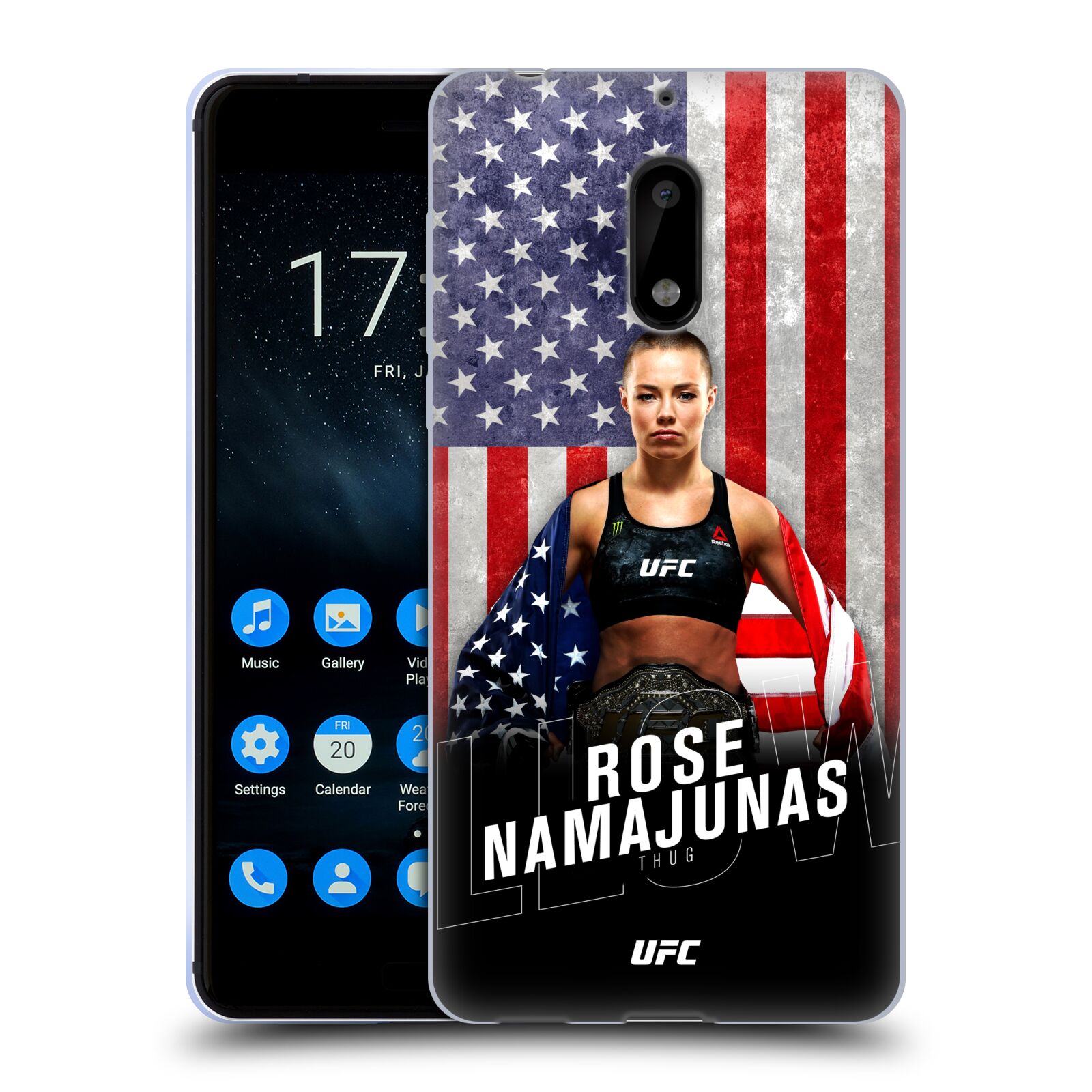 OFFICIAL UFC ROSE NAMAJUNAS SOFT GEL CASE FOR NOKIA PHONES 1 - 第 8/8 張圖片