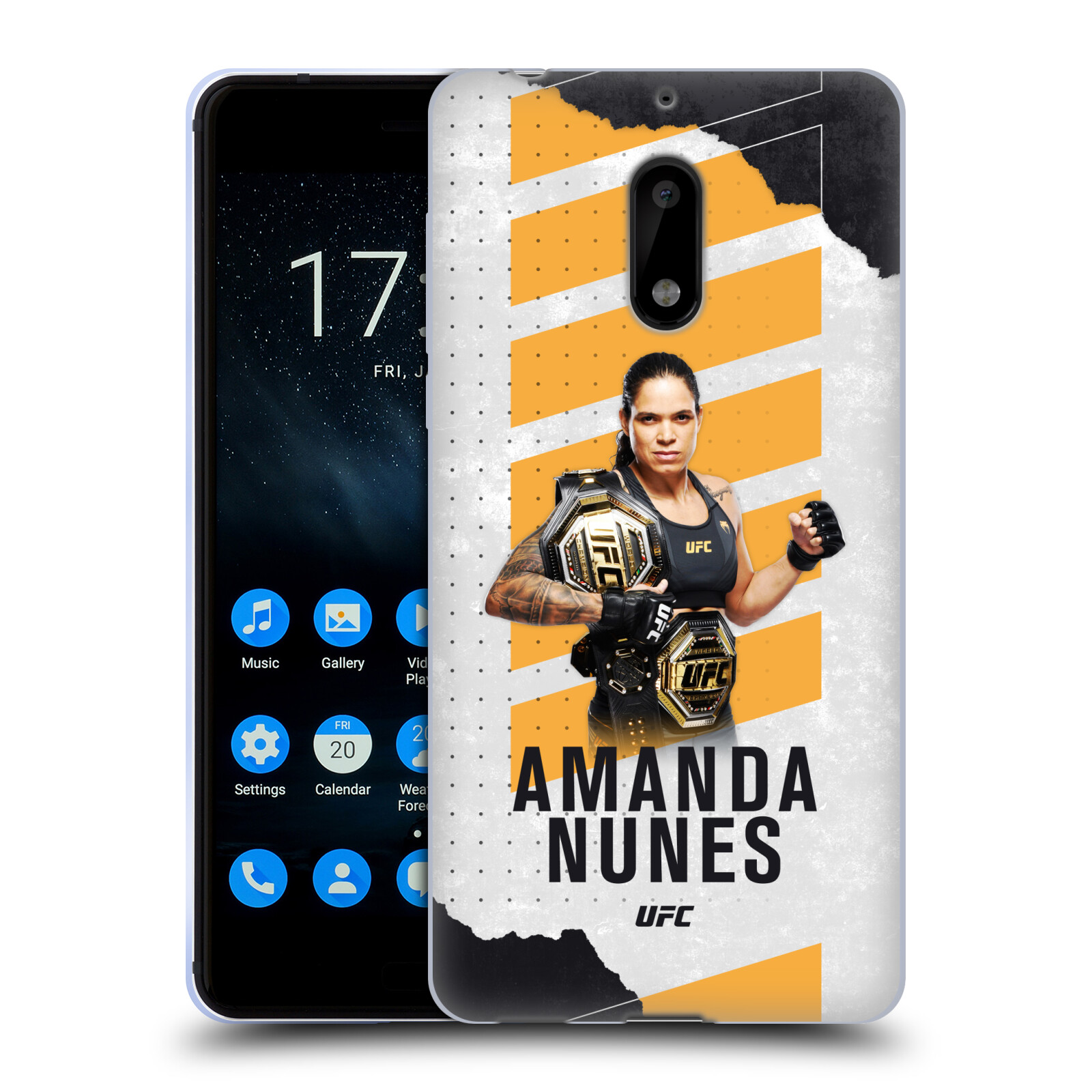 OFFICIAL UFC AMANDA NUNES SOFT GEL CASE FOR NOKIA PHONES 1 - 第 8/9 張圖片