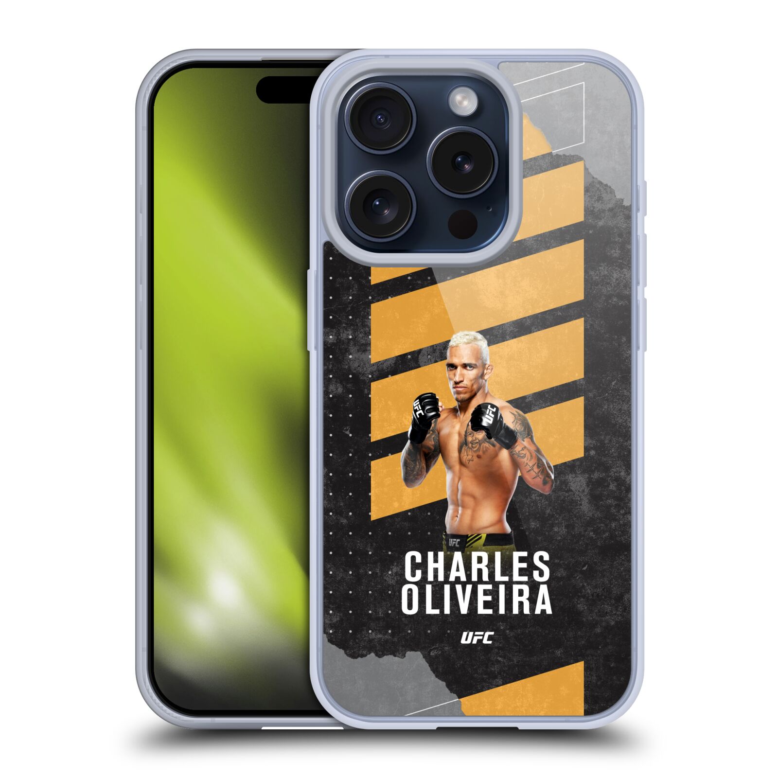 OFFICIAL UFC CHARLES OLIVEIRA SOFT GEL CASE FOR APPLE iPHONE PHONES - Picture 9 of 10