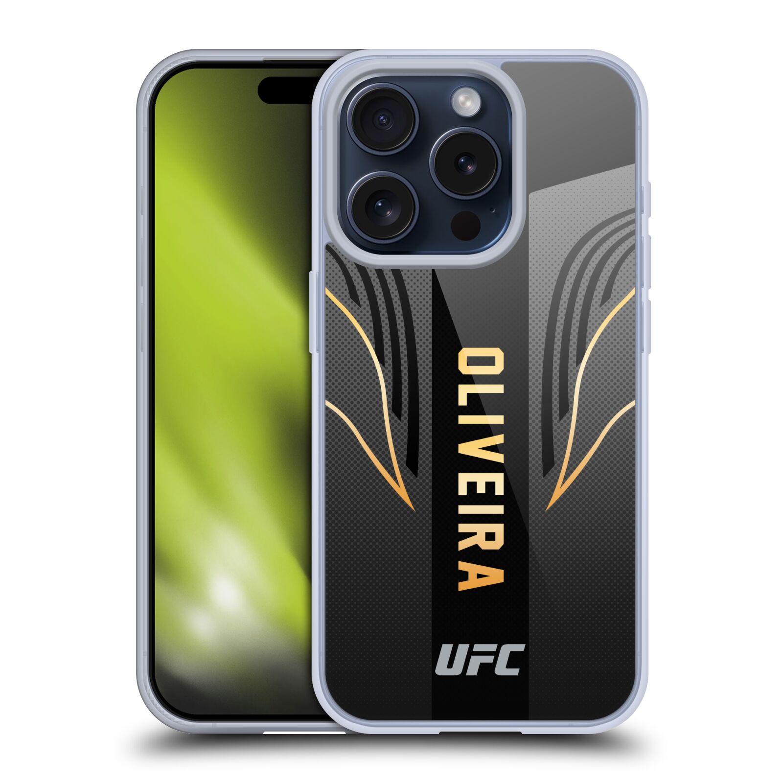 OFFICIAL UFC CHARLES OLIVEIRA SOFT GEL CASE FOR APPLE iPHONE PHONES - Picture 10 of 10