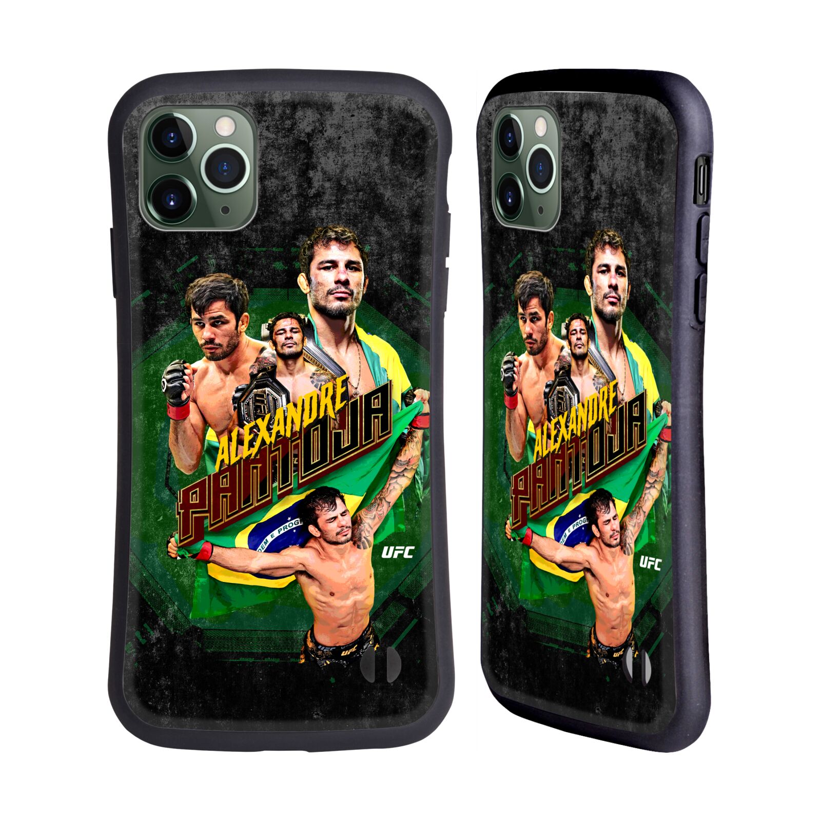 OFFICIAL UFC ALEXANDRE PANTOJA HYBRID CASE FOR APPLE iPHONES PHONES
