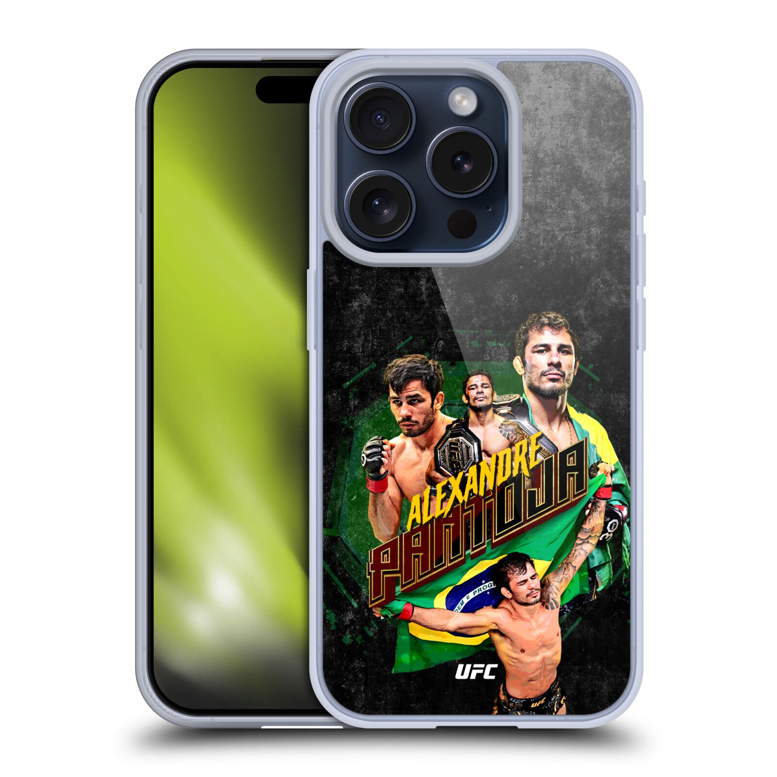OFFICIAL UFC ALEXANDRE PANTOJA SOFT GEL CASE FOR APPLE iPHONE PHONES