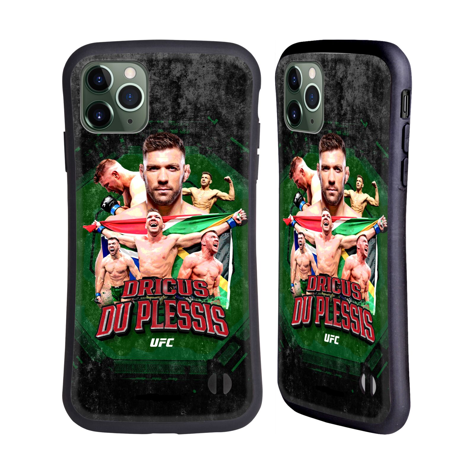 OFFICIAL UFC DRICUS DU PLESSIS HYBRID CASE FOR APPLE iPHONES PHONES