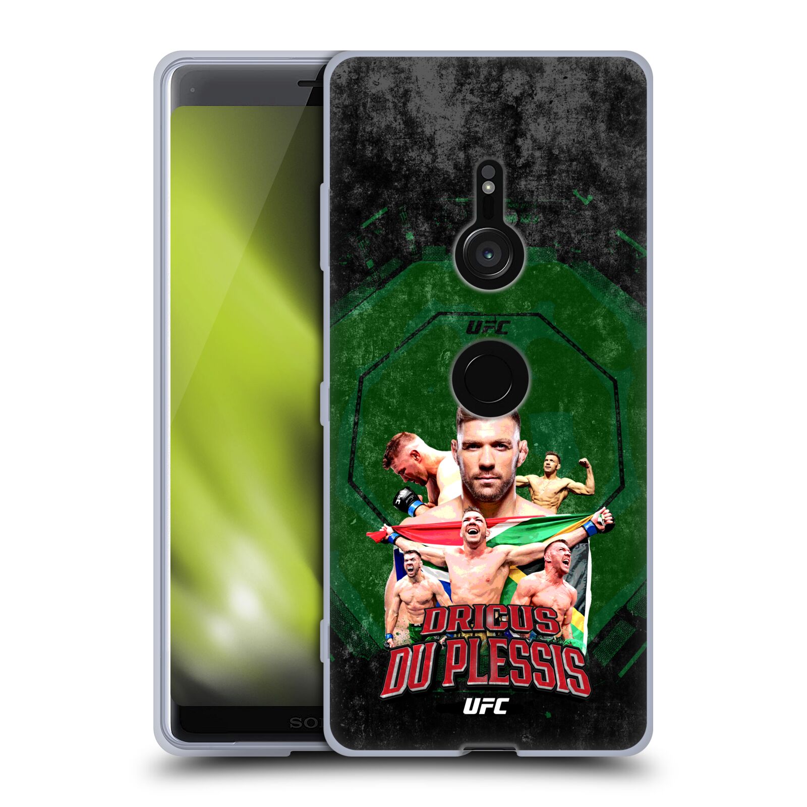 OFFICIAL UFC DRICUS DU PLESSIS SOFT GEL CASE FOR SONY PHONES 1