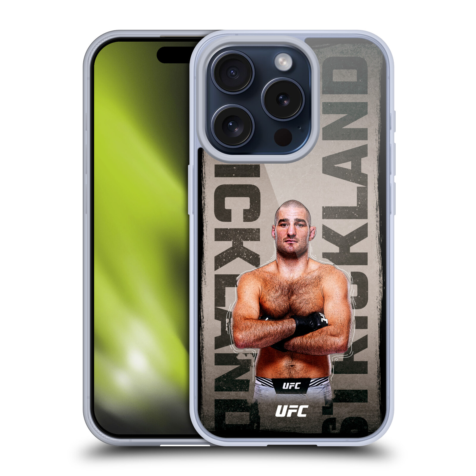 OFFICIAL UFC SEAN STRICKLAND SOFT GEL CASE FOR APPLE iPHONE PHONES