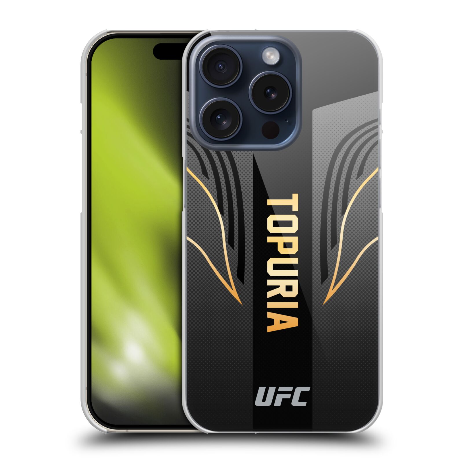 OFFICIAL UFC ILIA TOPURIA HARD BACK CASE FOR APPLE iPHONE PHONES