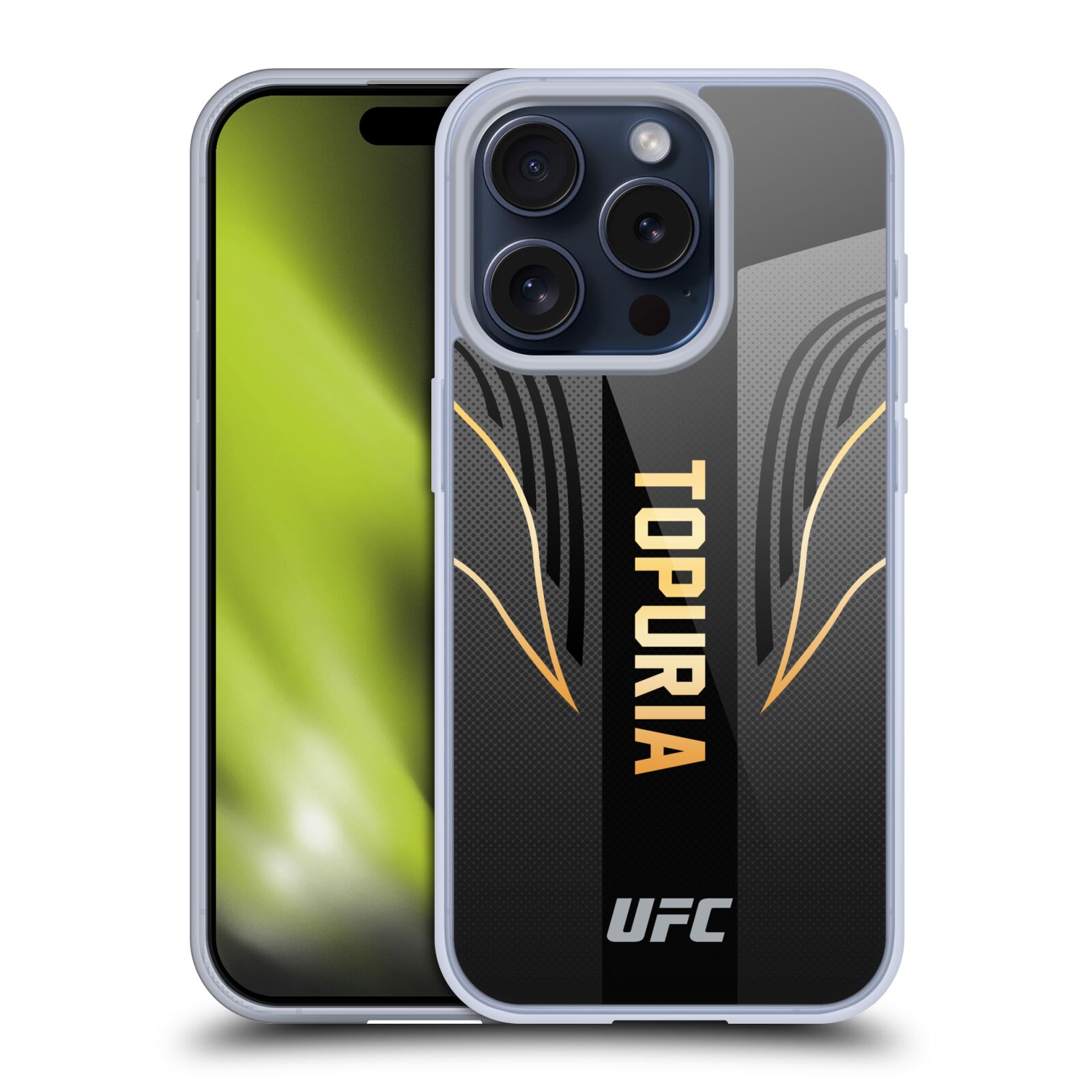 OFFICIAL UFC ILIA TOPURIA SOFT GEL CASE FOR APPLE iPHONE PHONES